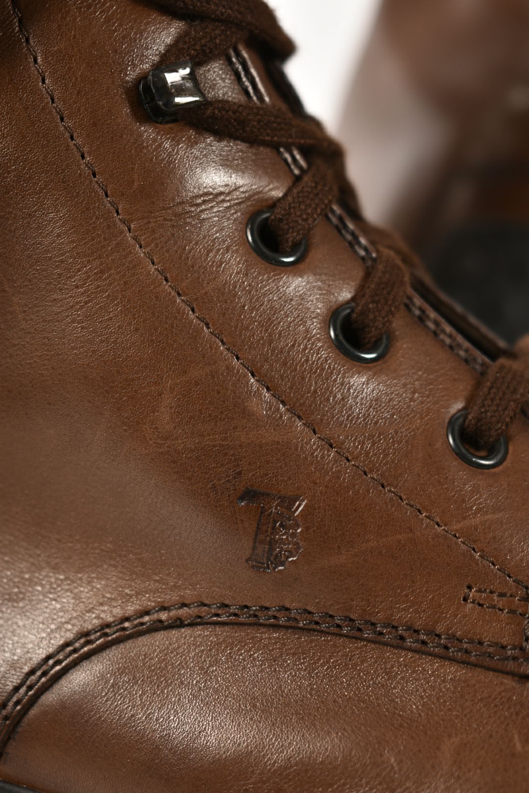 TOD'S Brown Calfskin Leather Winter Gommino Boot 9.5US Italy