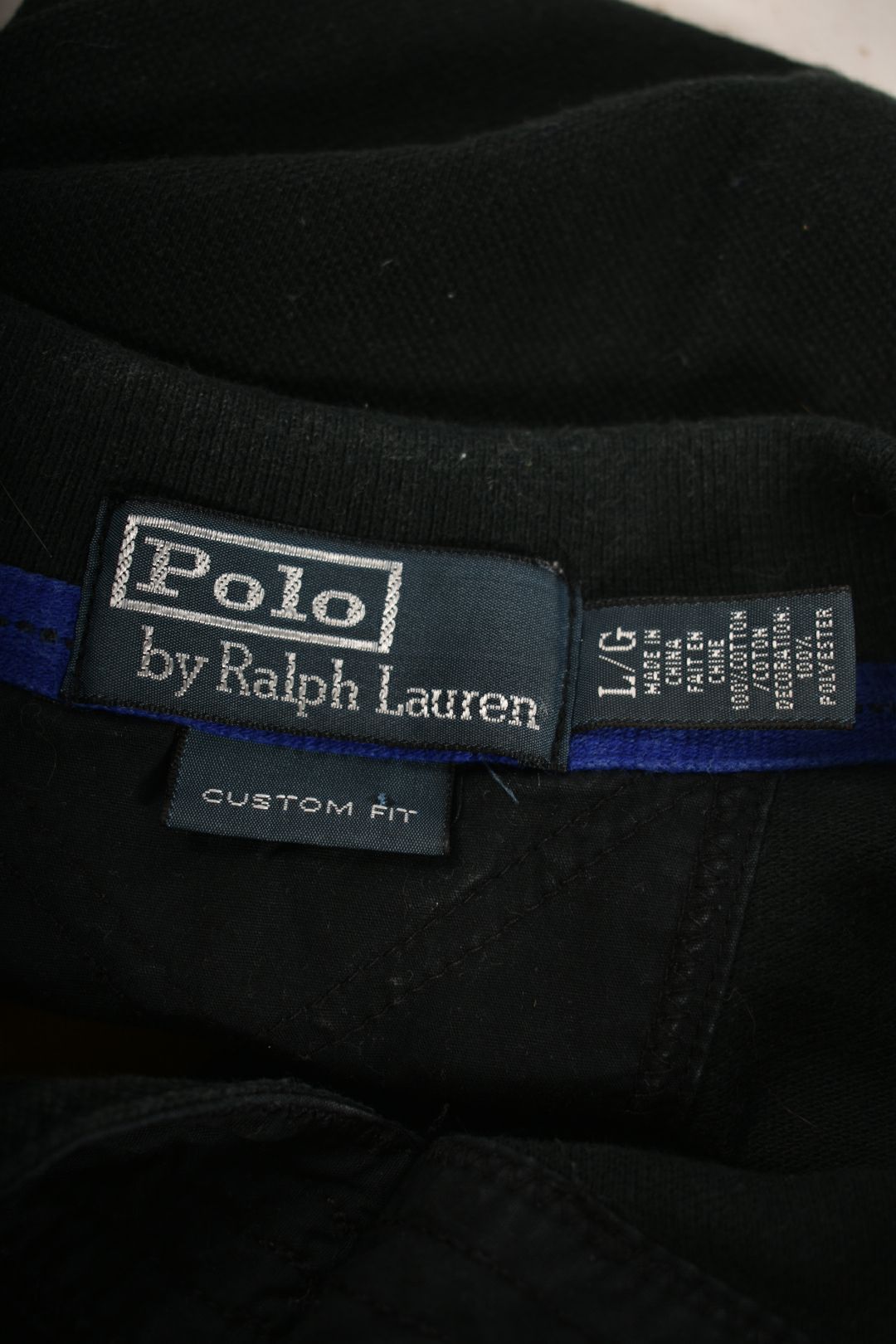 2014 POLO RALPH LAUREN Black Yellow Raft Guide Big Pony Polo Large
