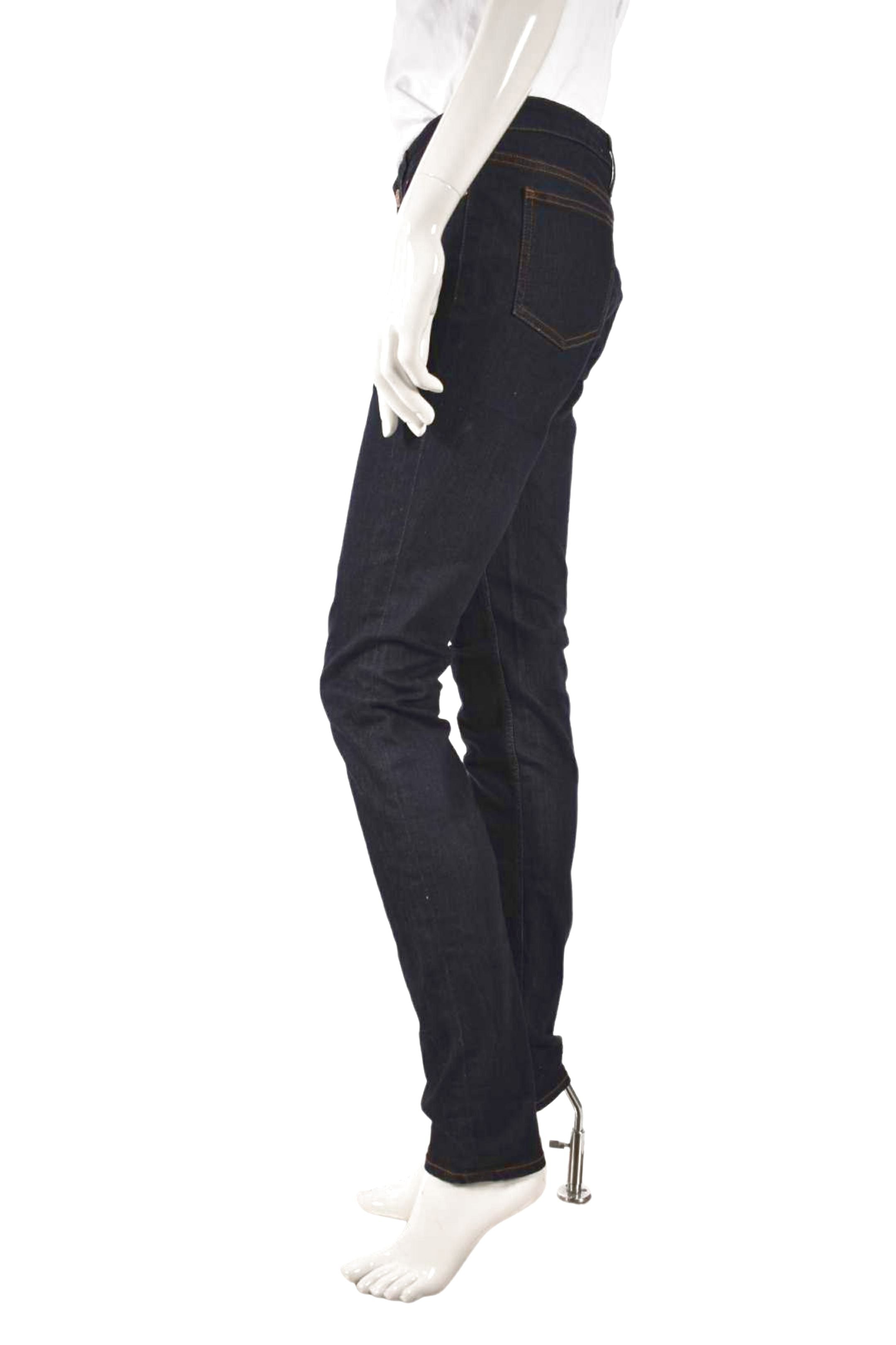 ACNE STUDIOS Navy Cotton Stretch Denim Slim Jeans 29W