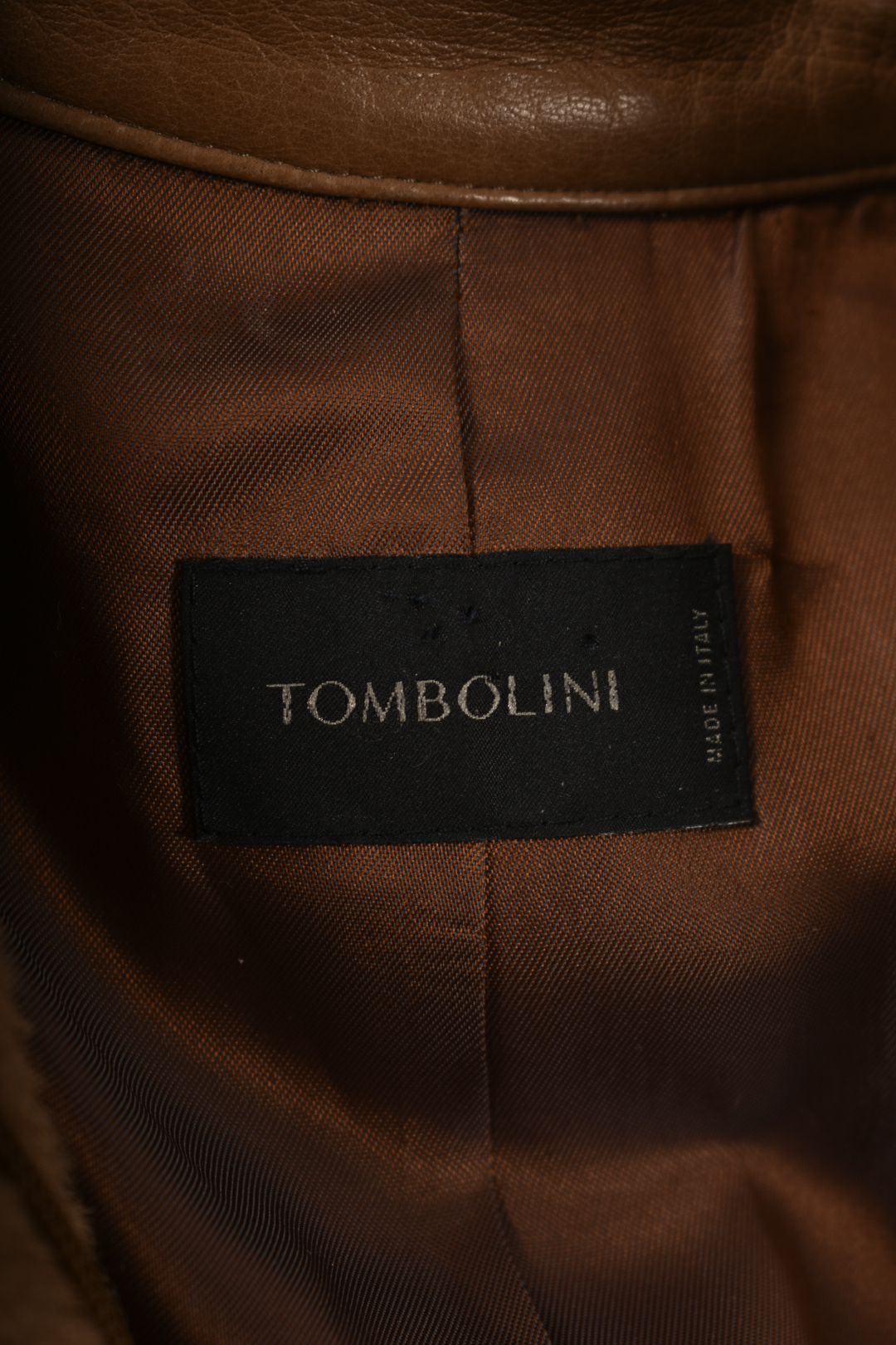 TOMBOLINI Brown Wool Alpaca Shaggy Jacket 42EU Medium