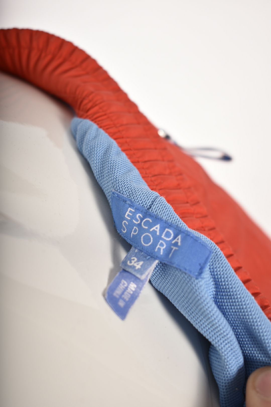 2000s ESCADA SPORT Orange Poly Full Zip Tearaway Pants 34EU Small