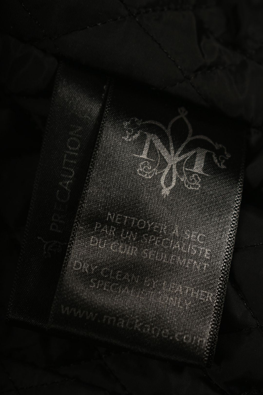 2010s MACKAGE Black Leather Moto Indie Sleeze Jacket Small