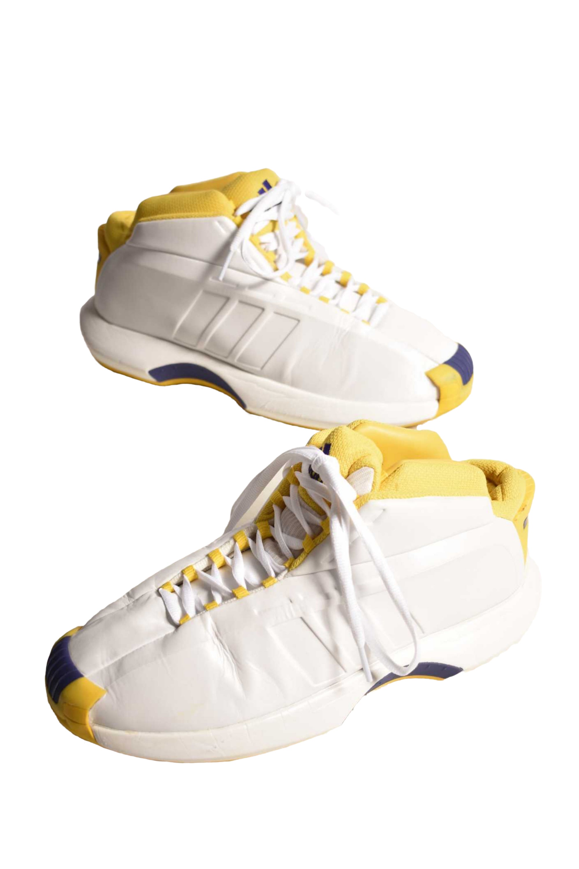 2006 ADIDAS Kobe Crazy 1 Lakers Yellow Purple Basketball Shoes 10US
