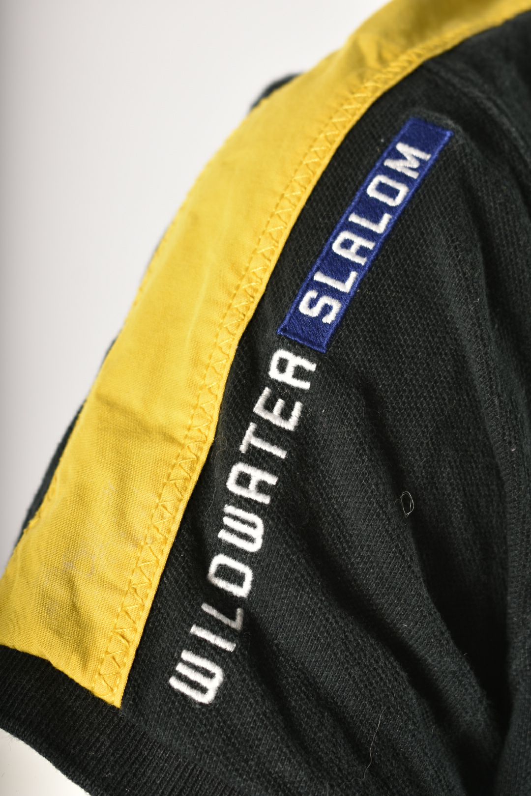2014 POLO RALPH LAUREN Black Yellow Raft Guide Big Pony Polo Large