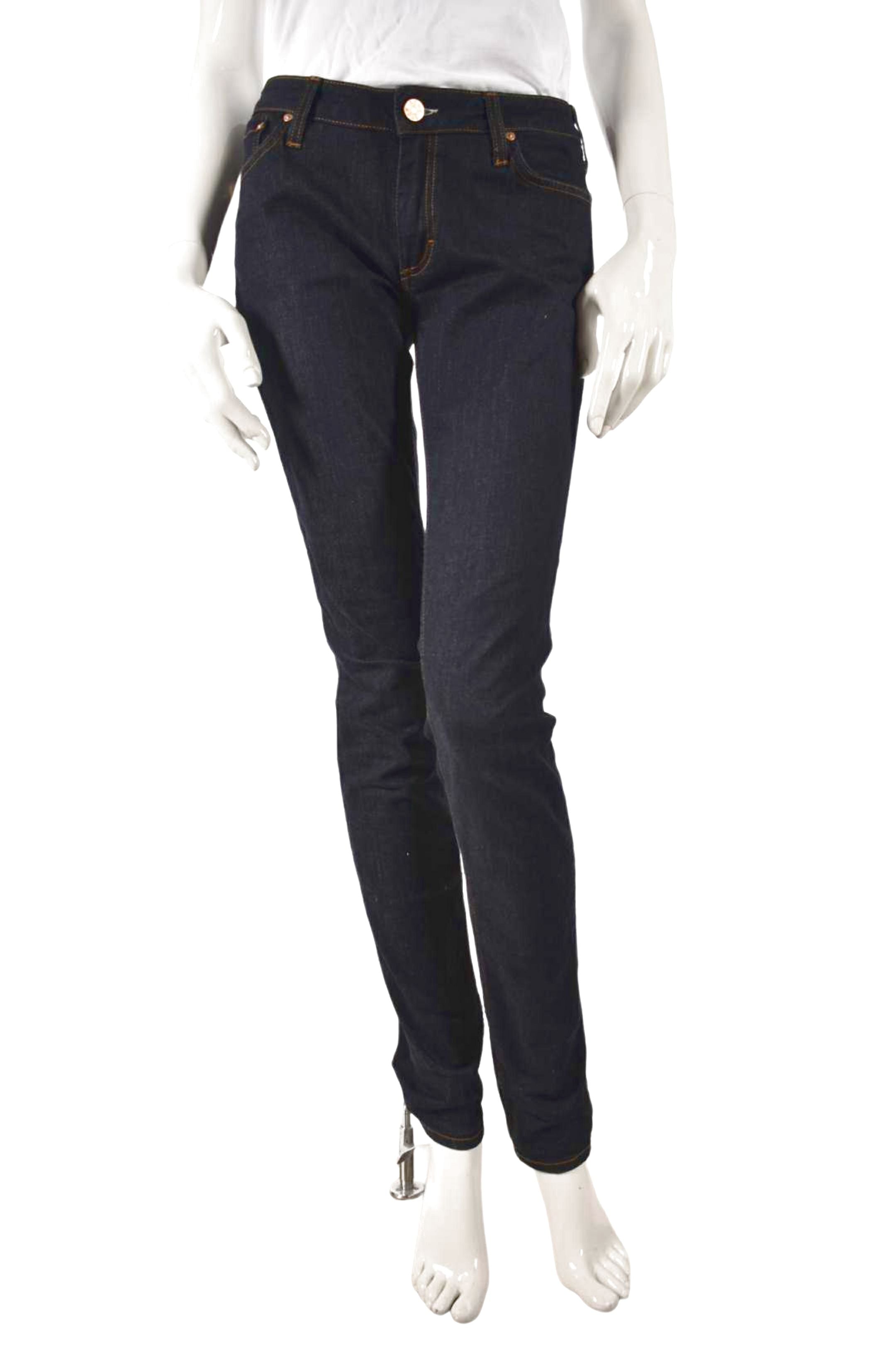 ACNE STUDIOS Navy Cotton Stretch Denim Slim Jeans 29W
