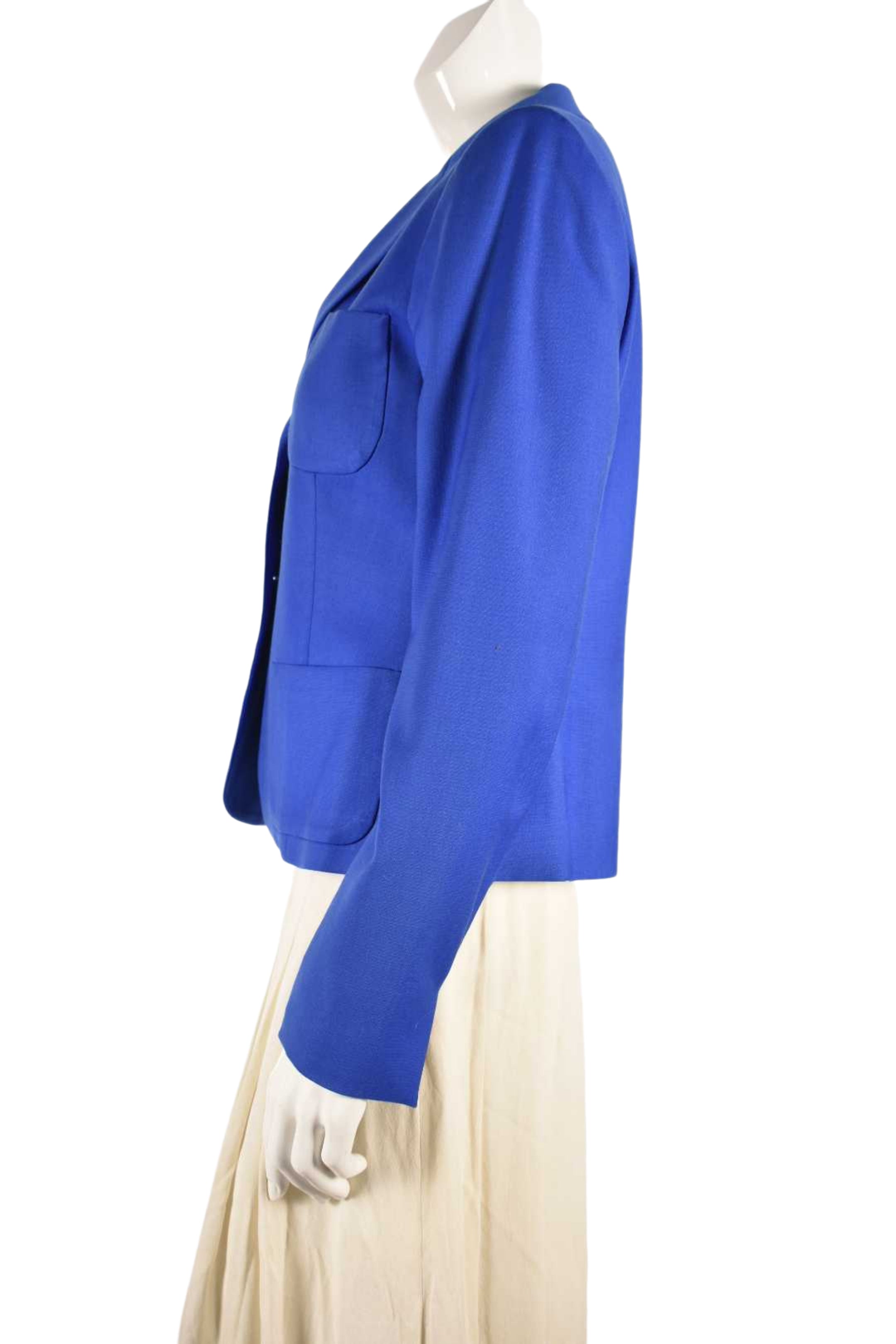 THEORY Electric Blue Wool Blend Blazer 8US