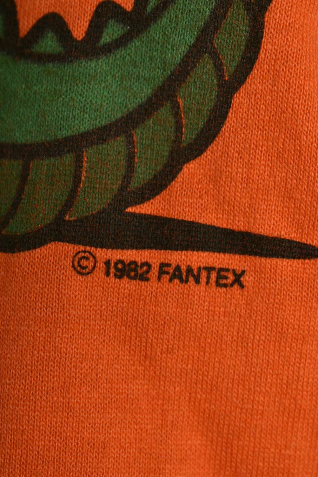 1982 NOS Orange Gator University of FloridaSIngle Needle Cotton Tee Small