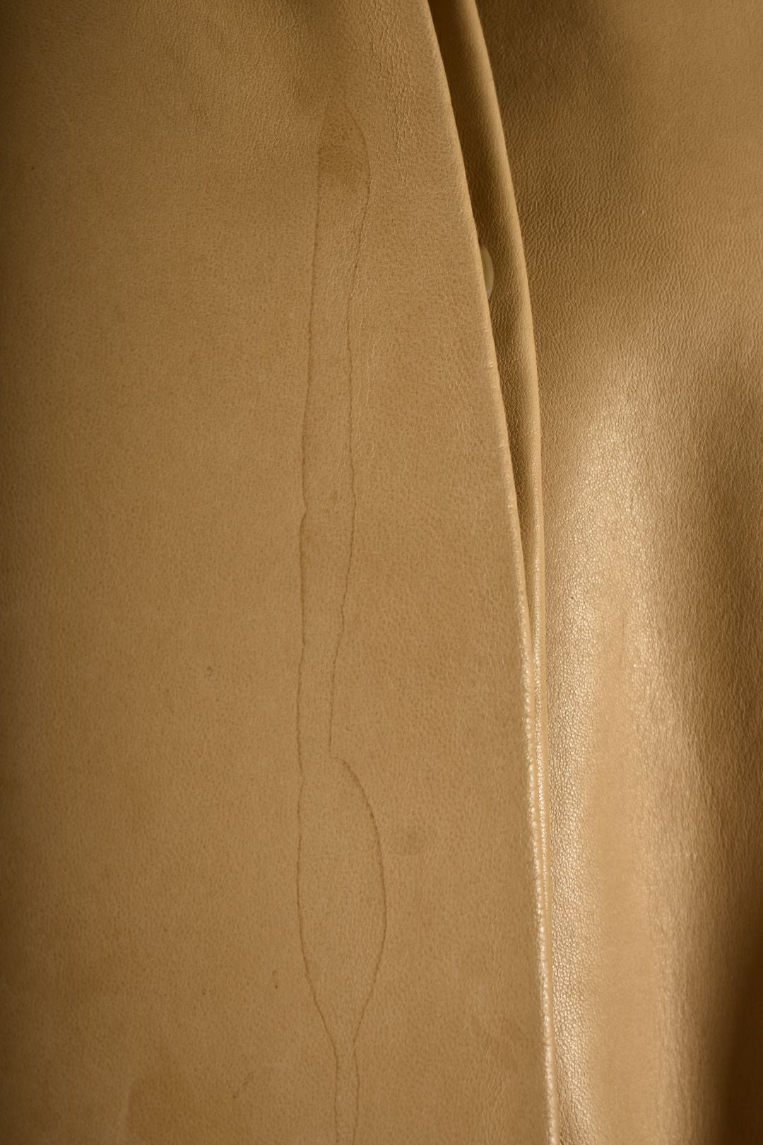 2000s JIL SANDER Beige Tan Lambskin Leather 3/4 Jacket 44EU Large