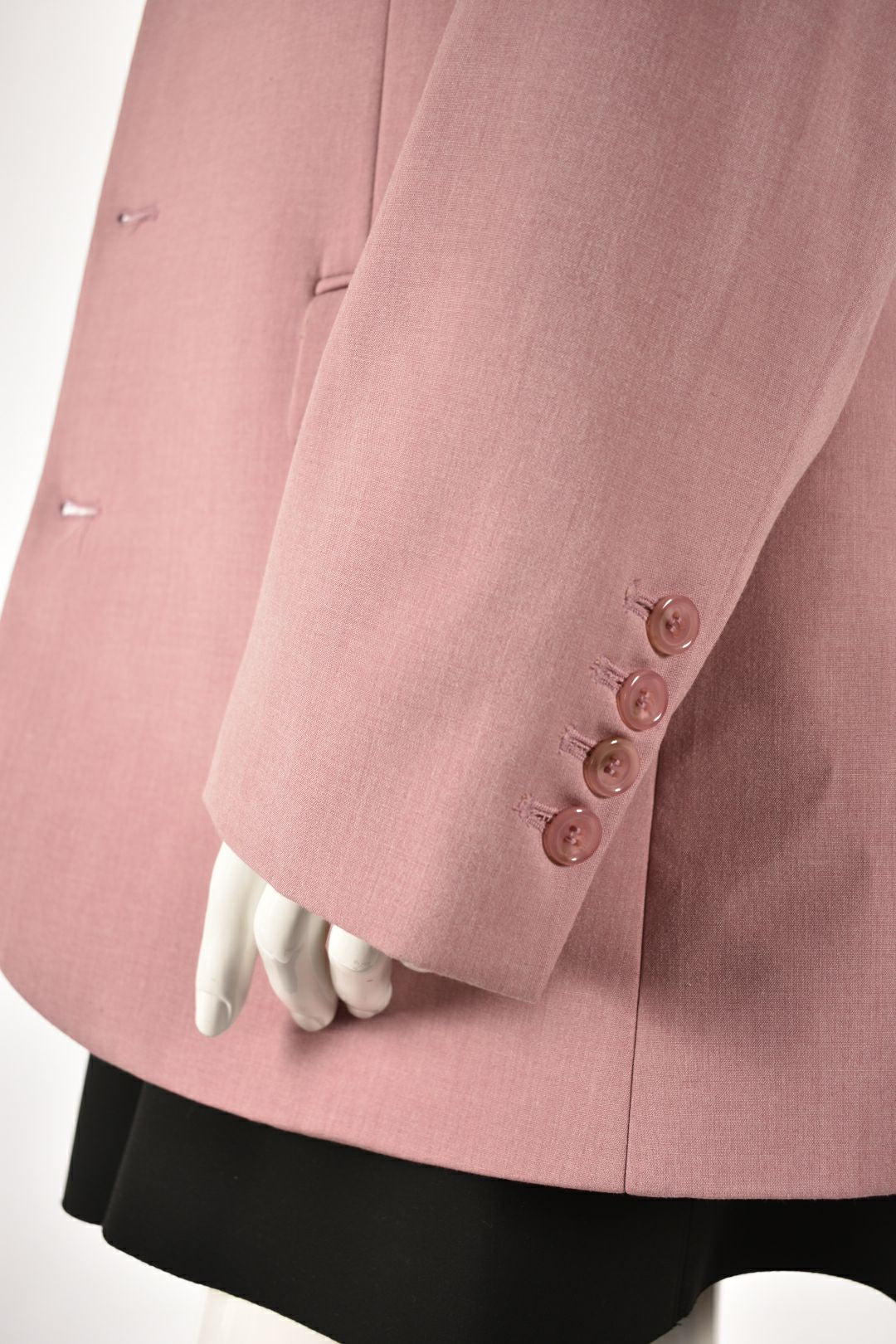 THE FRANKIE SHOP Pink Tencel Blend Gelso Oversized Blazer S Korea