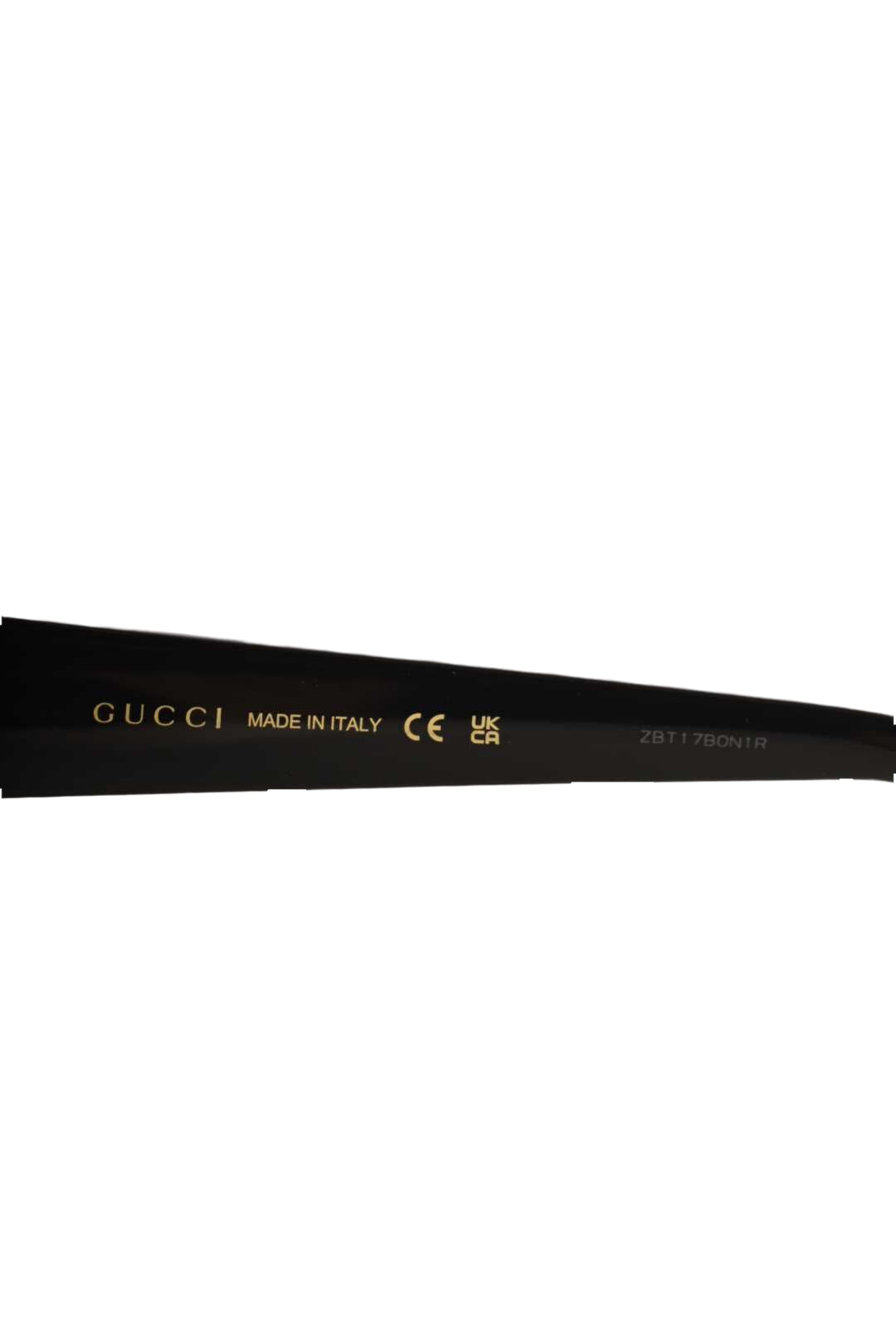 GUCCI Black Round Gradient Sunglasses GG1256 Italy