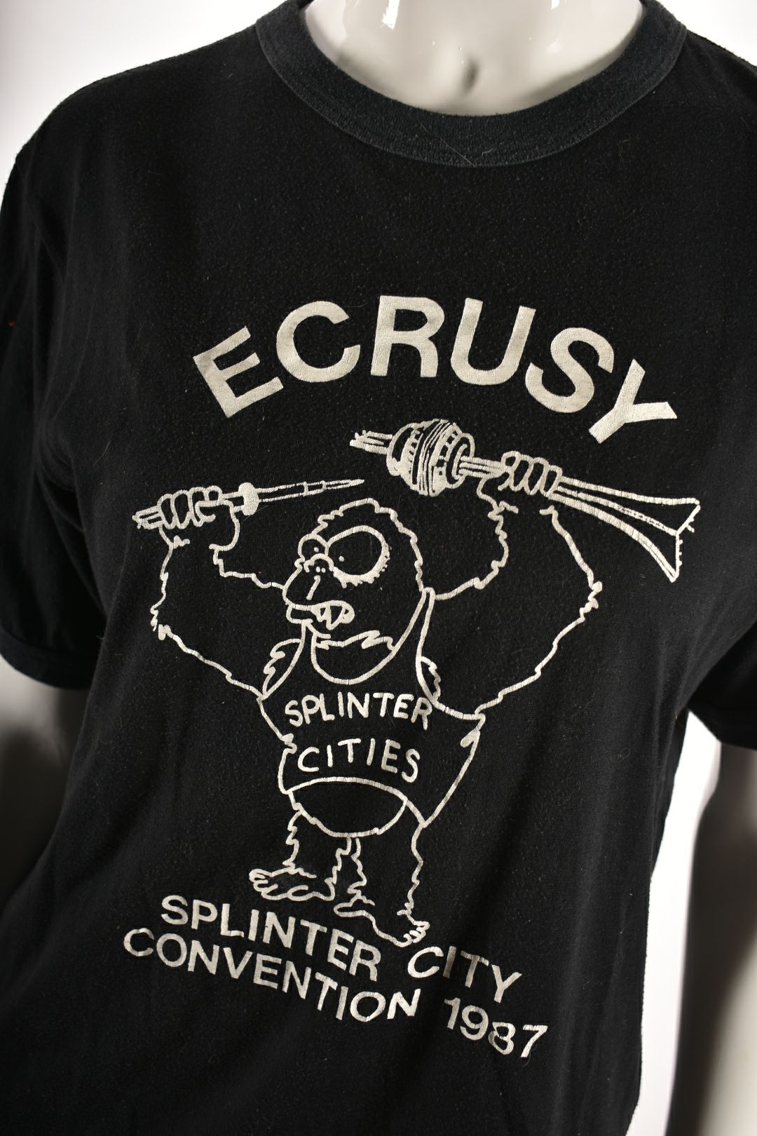 1987 ECRUSY Toronto King Kong CN Tower Cotton Tee Small