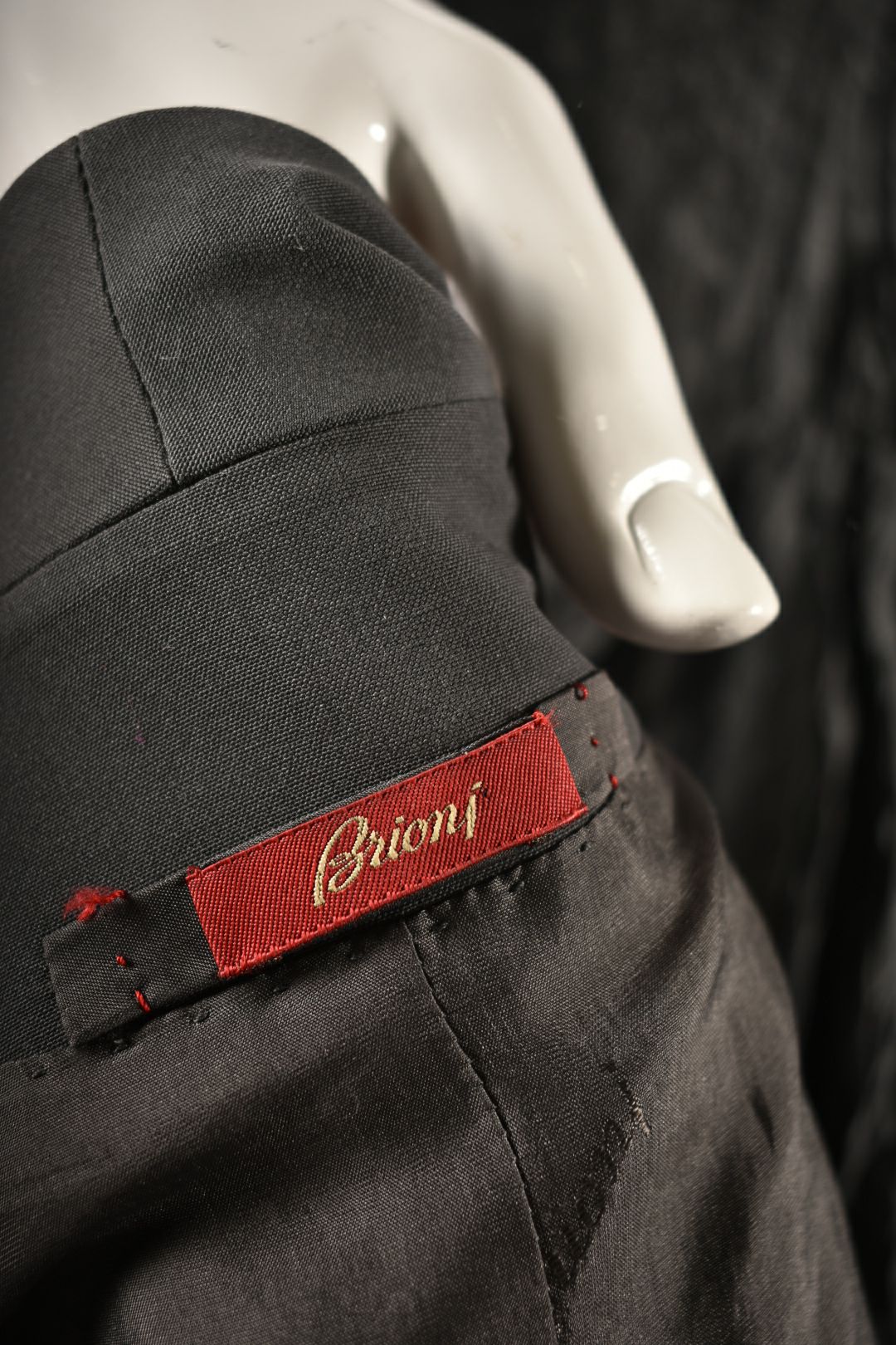 2000s BRIONI Grey Wool Origami Short Sleeve Blazer 44EU Medium