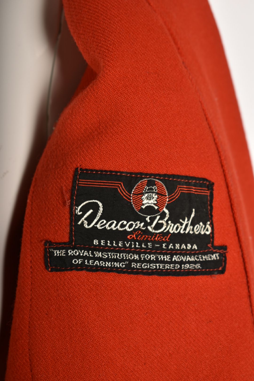 1950s MCGILL Red Wool Collegiate Rowing Blazer Medium
