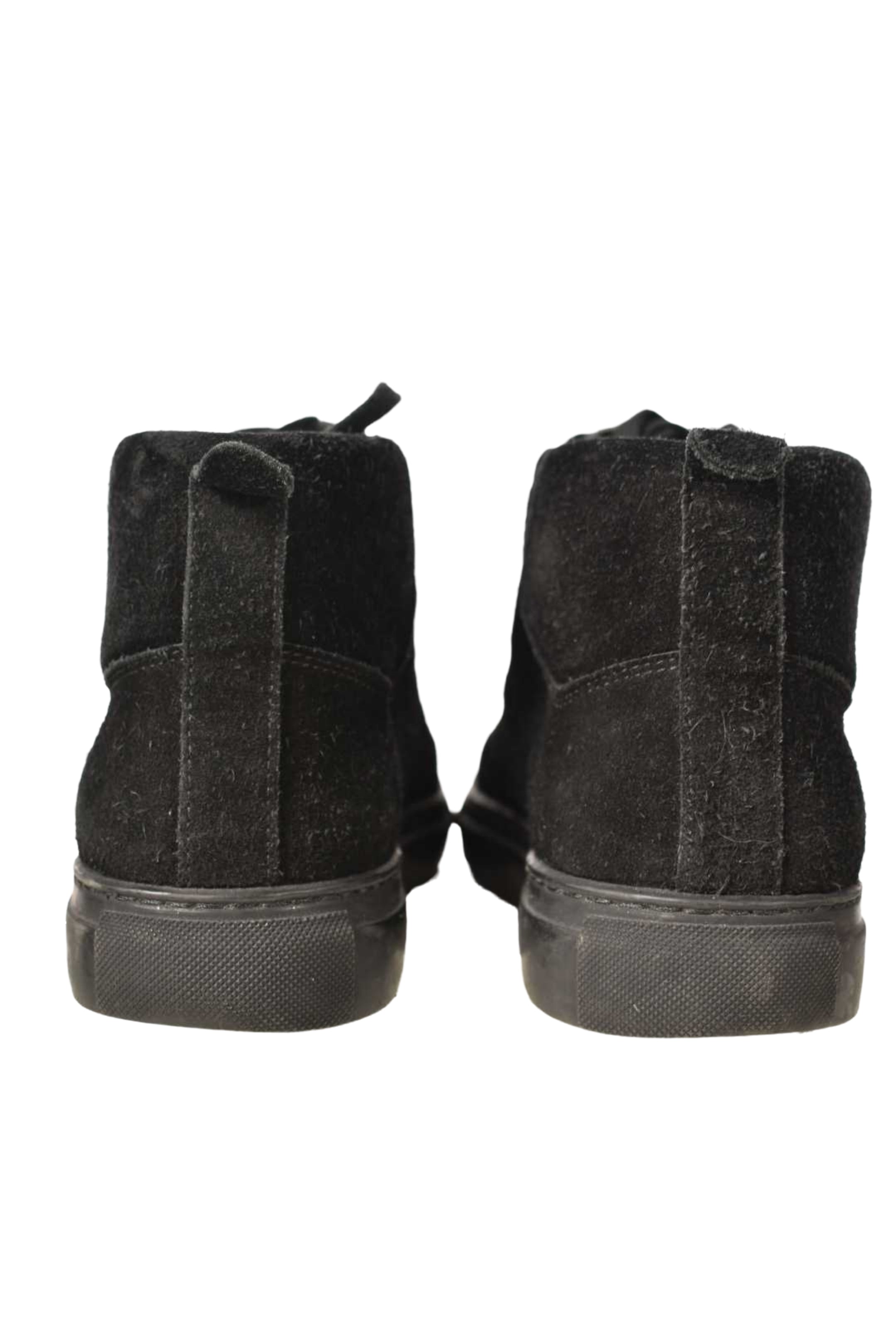BALENCIAGA Black Leather Suede Arena High Top Sneaker 42EU 9US
