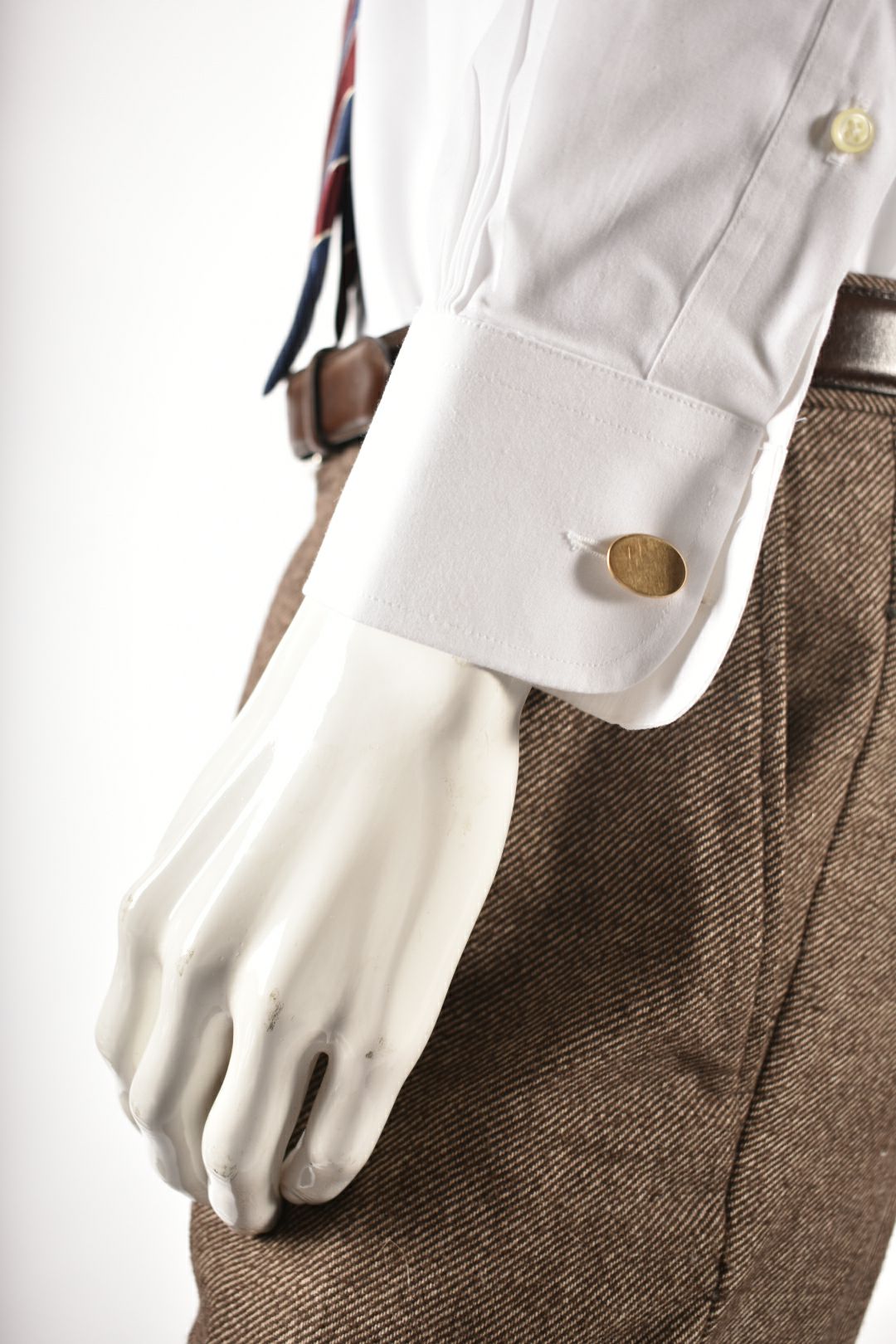 BROOKS BROTHERS X THE GREAT GATSBY White Collar Pin Shirt 16/32 Medium