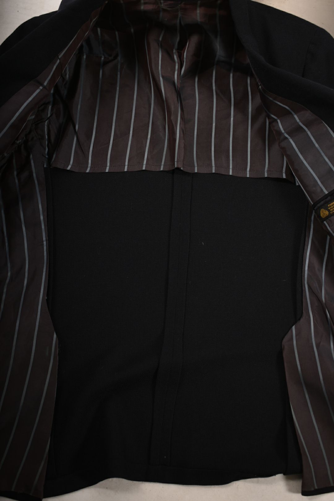 1968 WESTERN UNIVERSITY Wool 1/2 Lined Mesh Crested Trad Blazer 38R