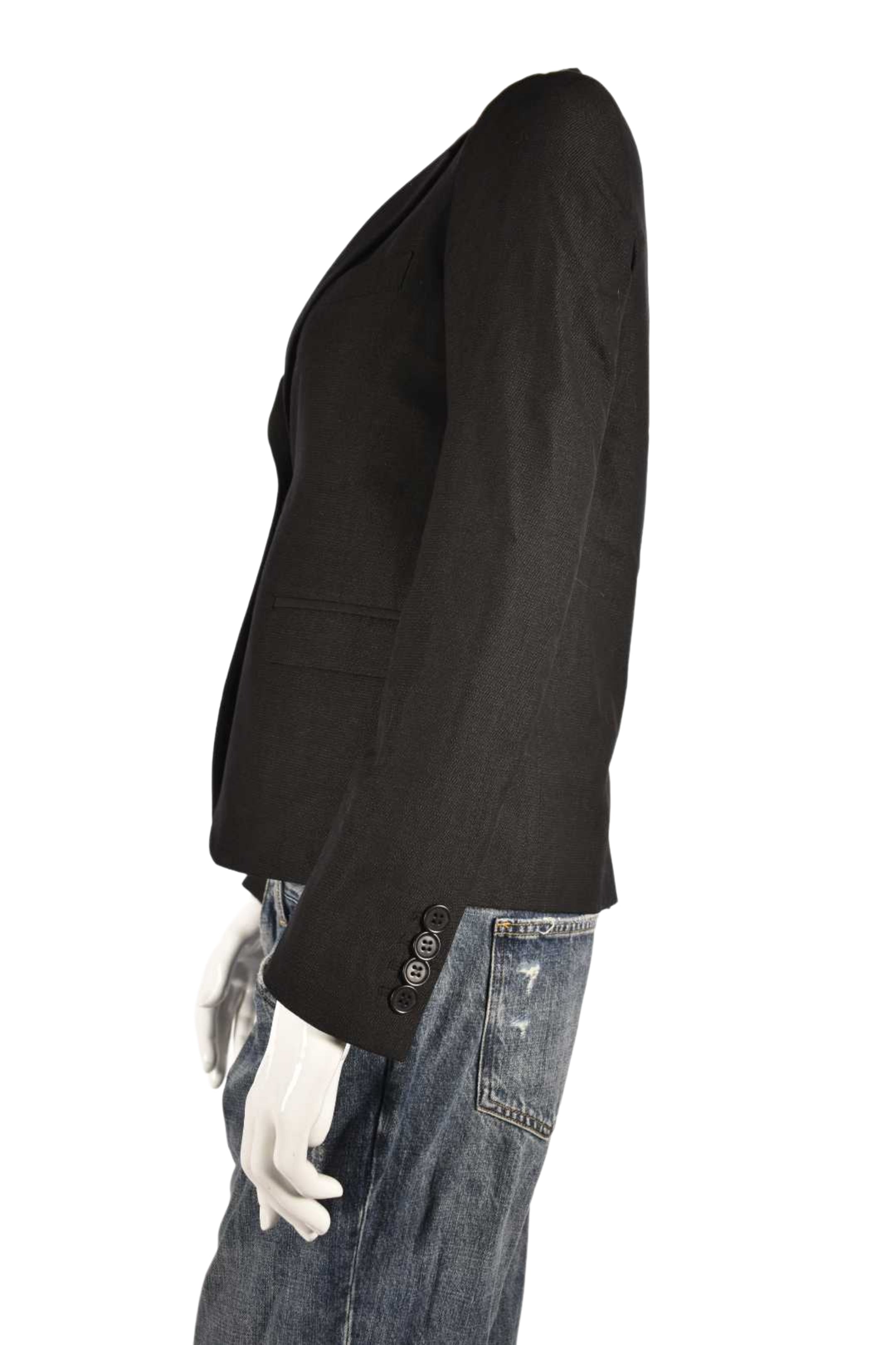 2006 CHLOE Brown Birdseye Wool Silk Phoebe Philo Blazer 36EU