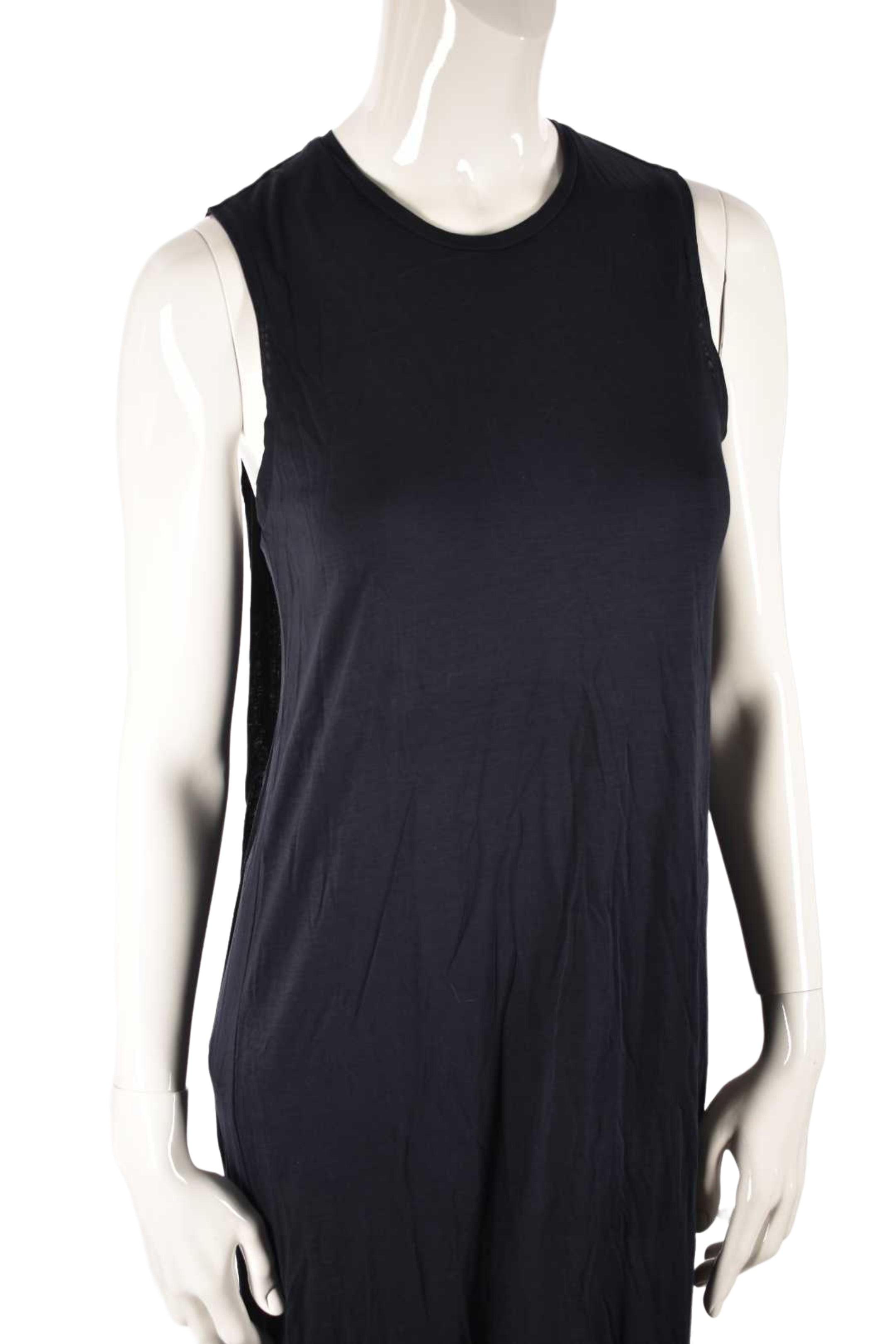 ACNE STUDIOS Navy Ormanda Lyocell Maxi Dress Small