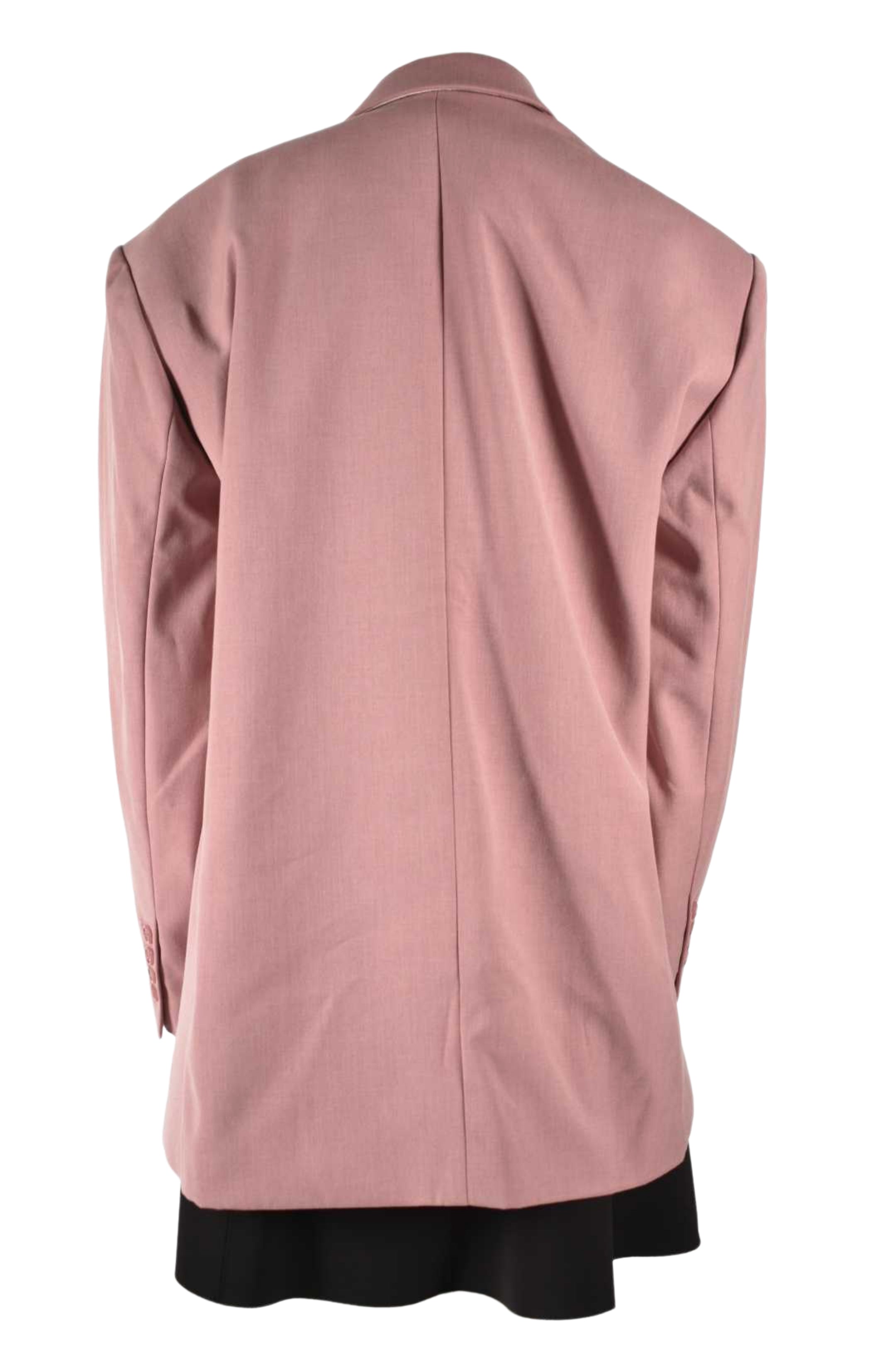 THE FRANKIE SHOP Pink Tencel Blend Gelso Oversized Blazer S Korea
