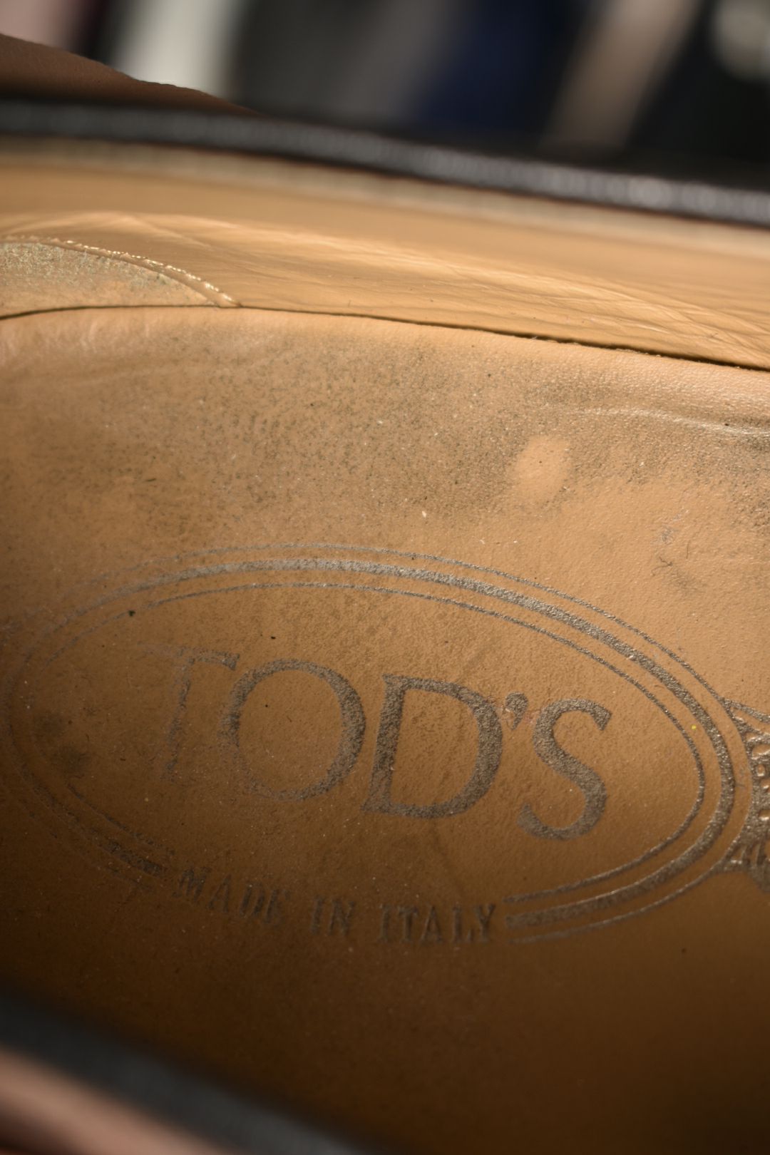 TOD'S Black Calfskin Leather Gommino Penny Loafer Slip On 10US Italy