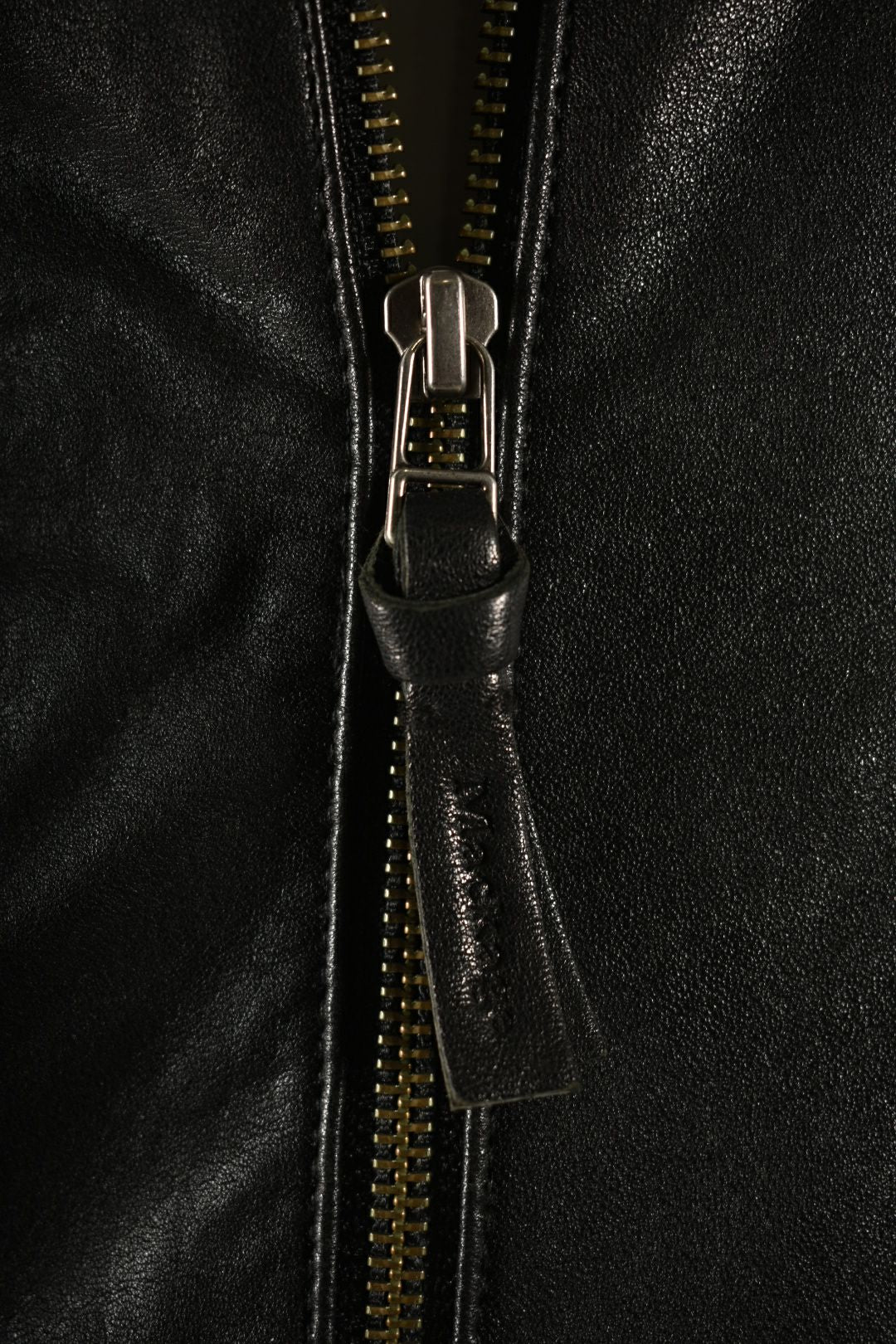 2010s MACKAGE Black Leather Moto Indie Sleeze Jacket Small