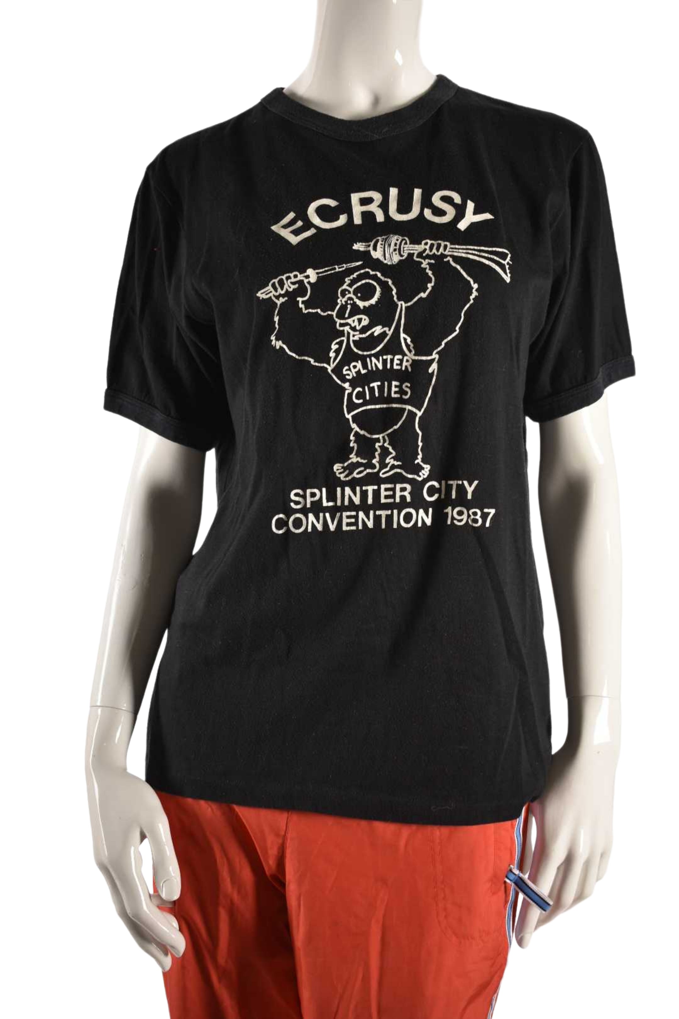 1987 ECRUSY Toronto King Kong CN Tower Cotton Tee Small