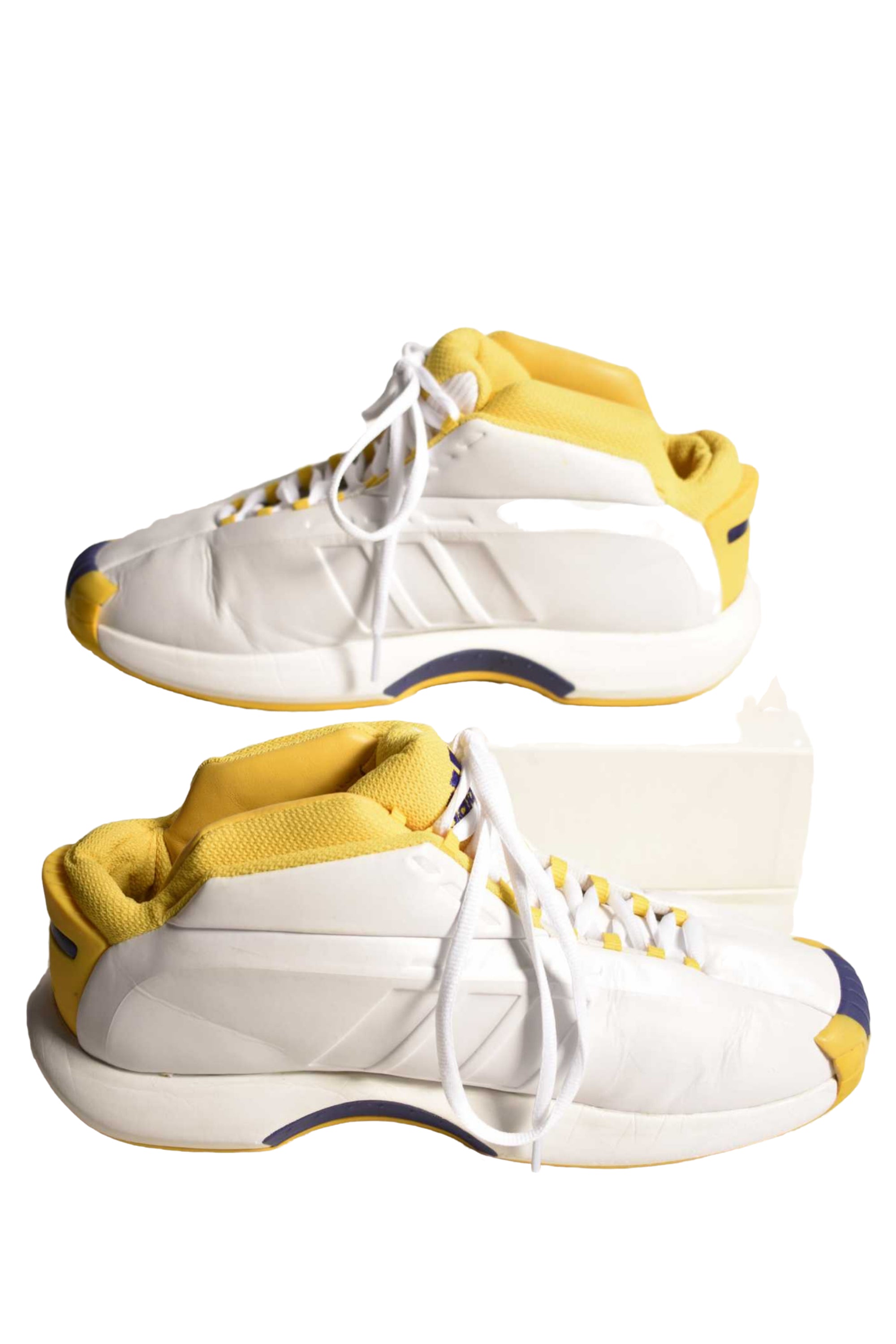2006 ADIDAS Kobe Crazy 1 Lakers Yellow Purple Basketball Shoes 10US