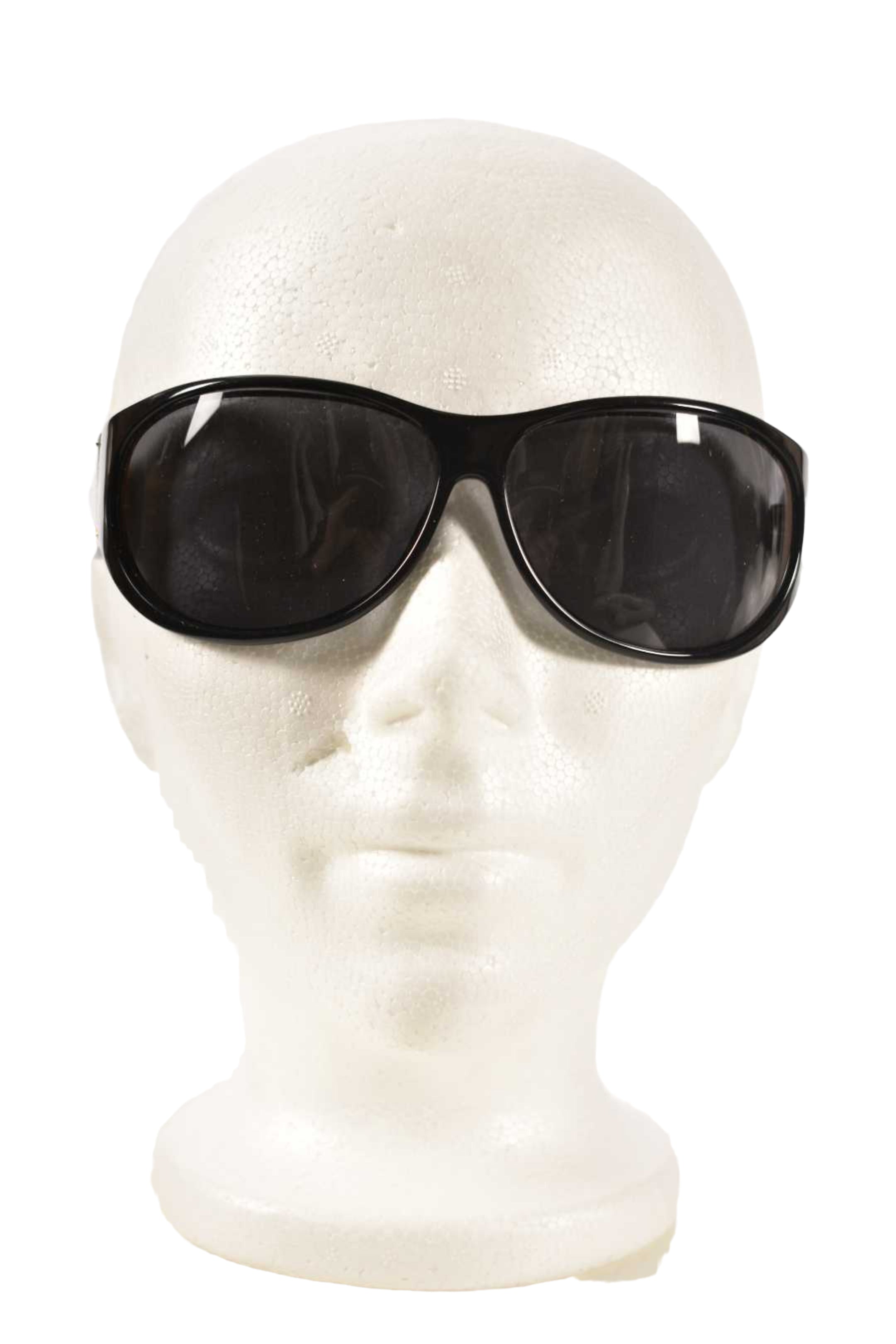 2000s YVES SAINT LAURENT Black Acetate Y2K 6139/S Sunglasses Italy