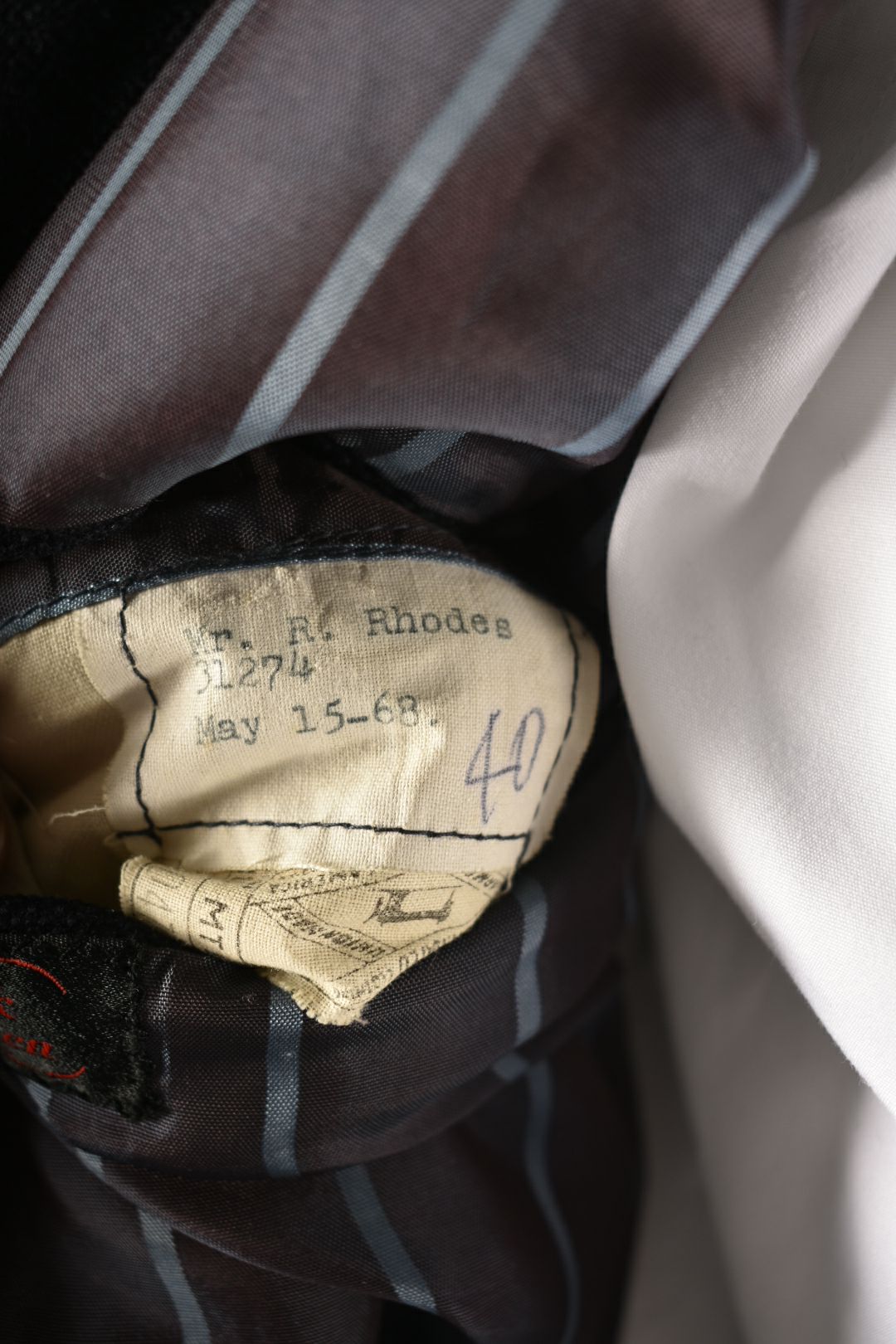 1968 WESTERN UNIVERSITY Wool 1/2 Lined Mesh Crested Trad Blazer 38R