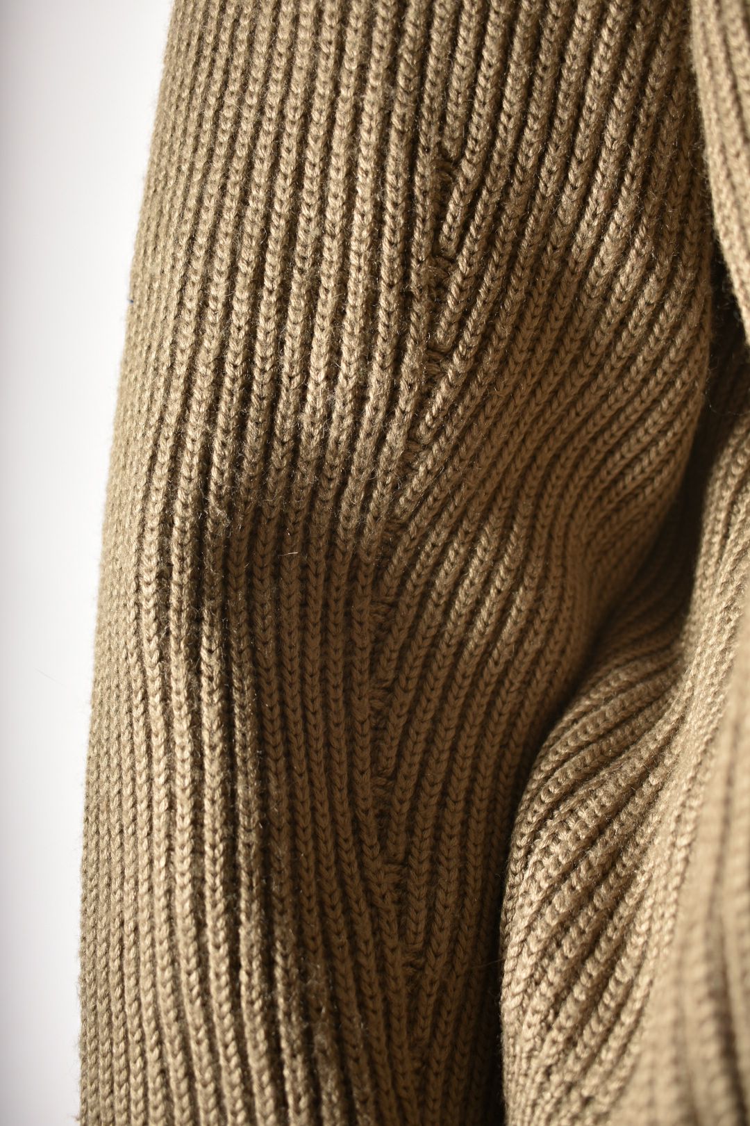 SPORTMAX Beige Taupe Wool Oversized Cable Knit Sweater Medium