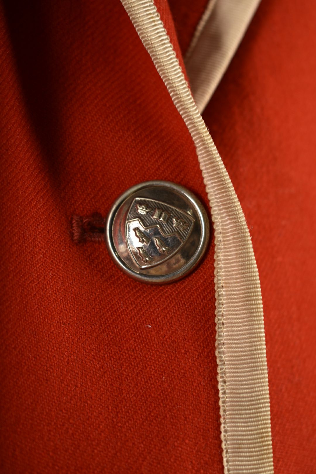 1950s MCGILL Red Wool Collegiate Rowing Blazer Medium