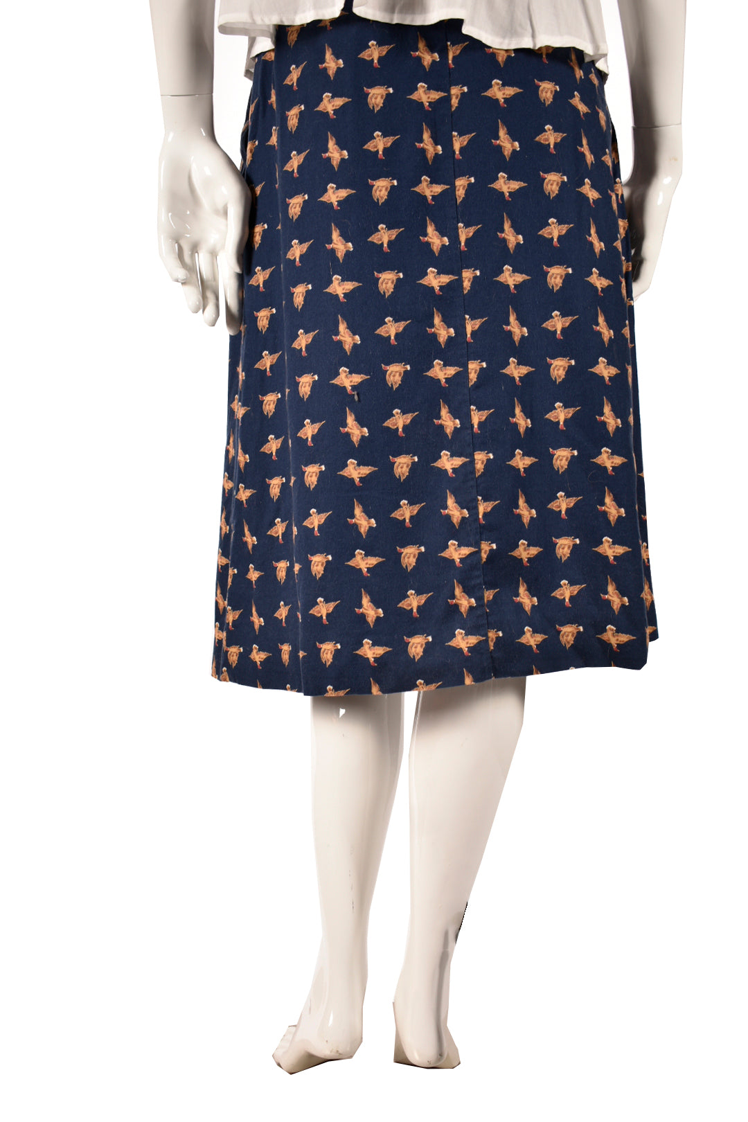 Vintage ABERCROMBIE & FITCH Navy Pheasant Hunt Preppy Skirt Small 0 XS Canada