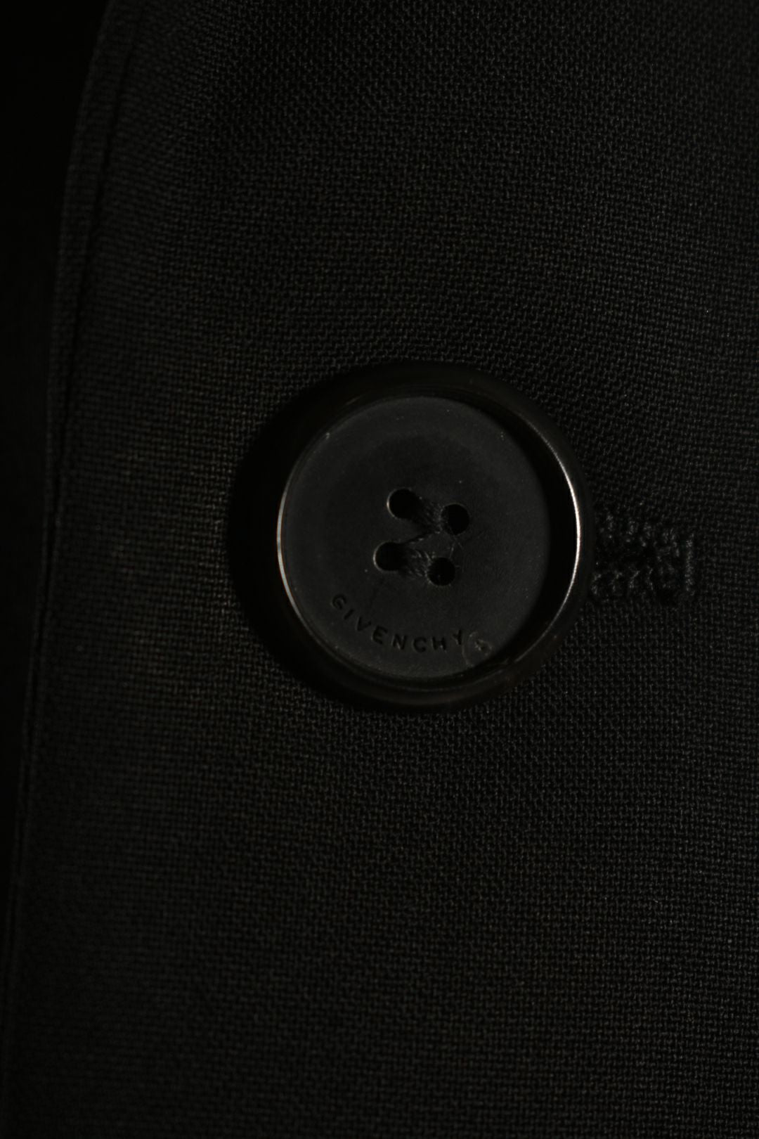 SS14 GIVENCHY Black Wool Slant Lapel Formal Wedding Suit 50EU 40R Italy