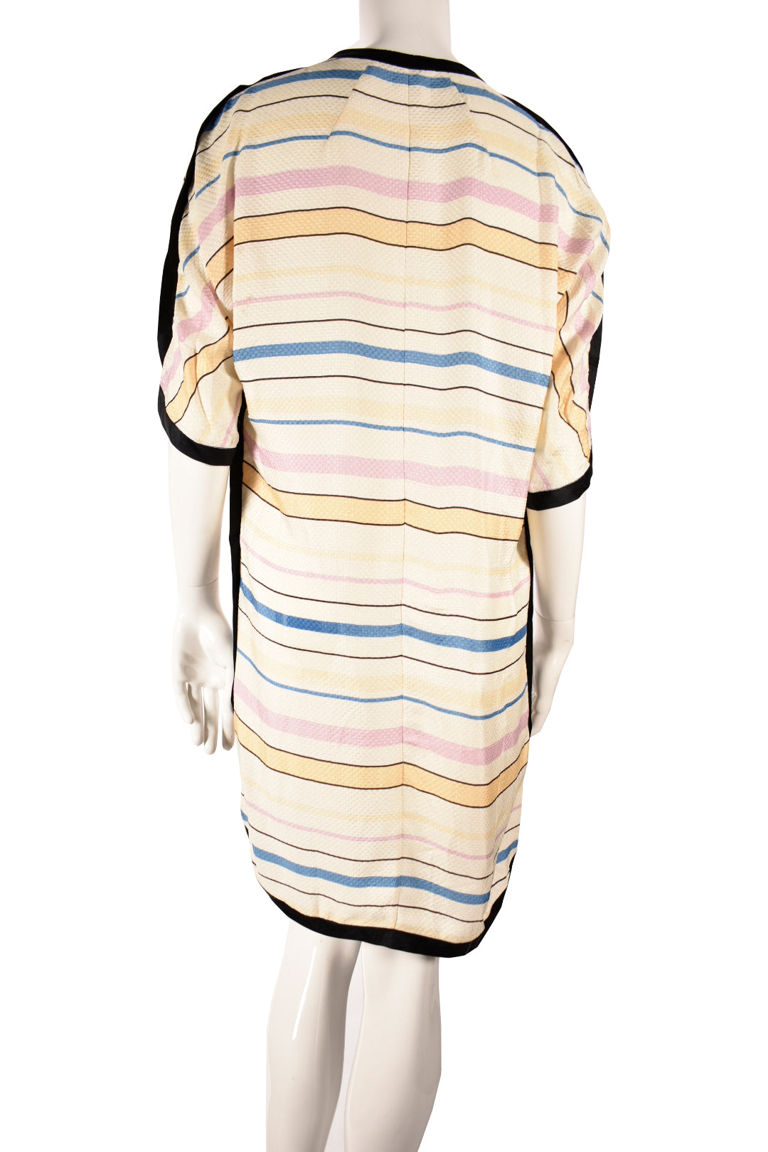 Isabel Marant Multi-Color Stripe Silk Tunic Dresss