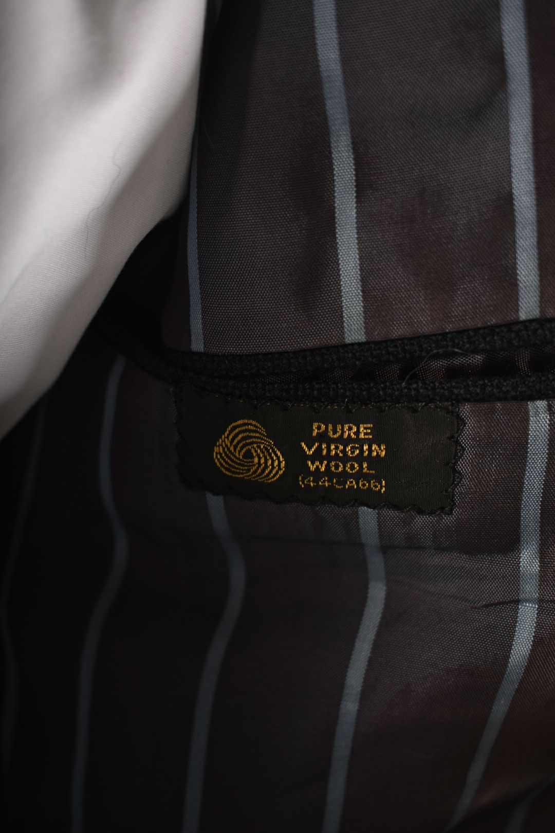 1968 WESTERN UNIVERSITY Wool 1/2 Lined Mesh Crested Trad Blazer 38R