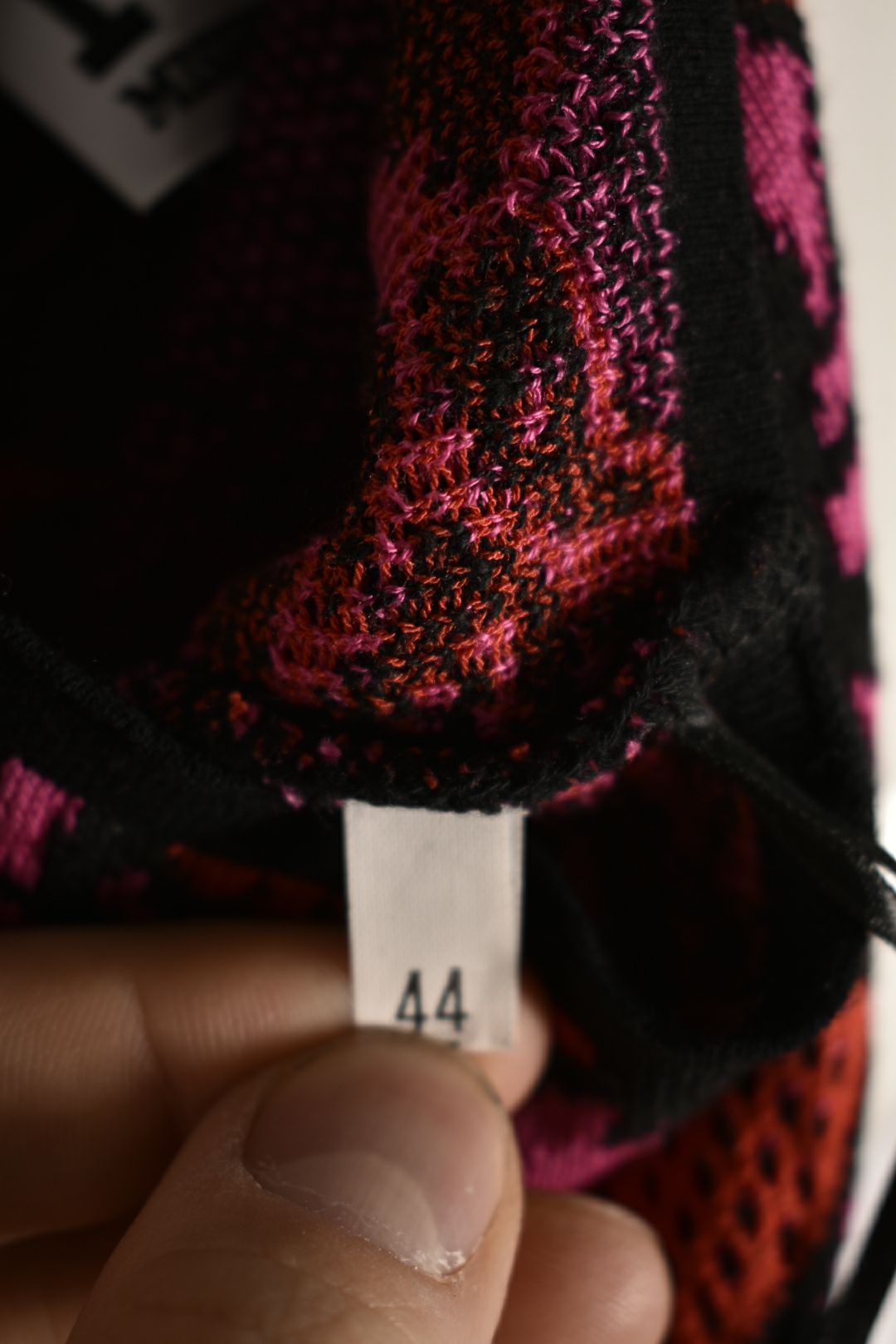 M MISSONI Red White Cotton Terry One Shoulder Resort Mini Dress