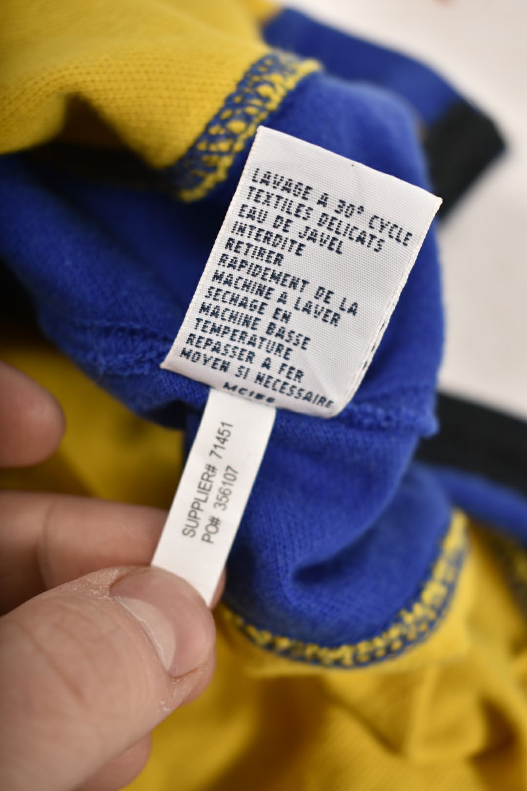 2014 POLO RALPH LAUREN Black Yellow Raft Guide Big Pony Polo Large