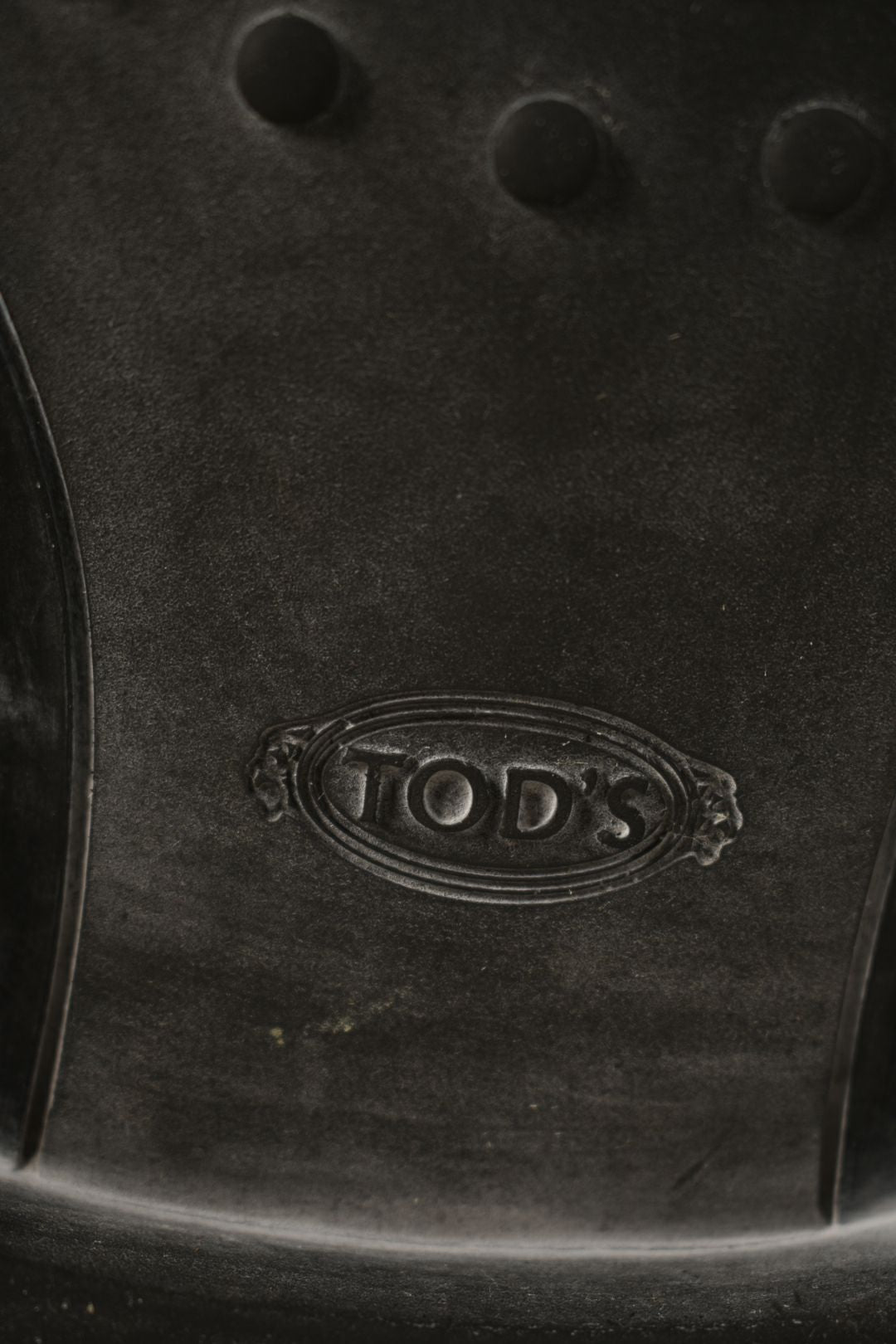 TOD'S Black Calfskin Leather Gommino Penny Loafer Slip On 10US Italy