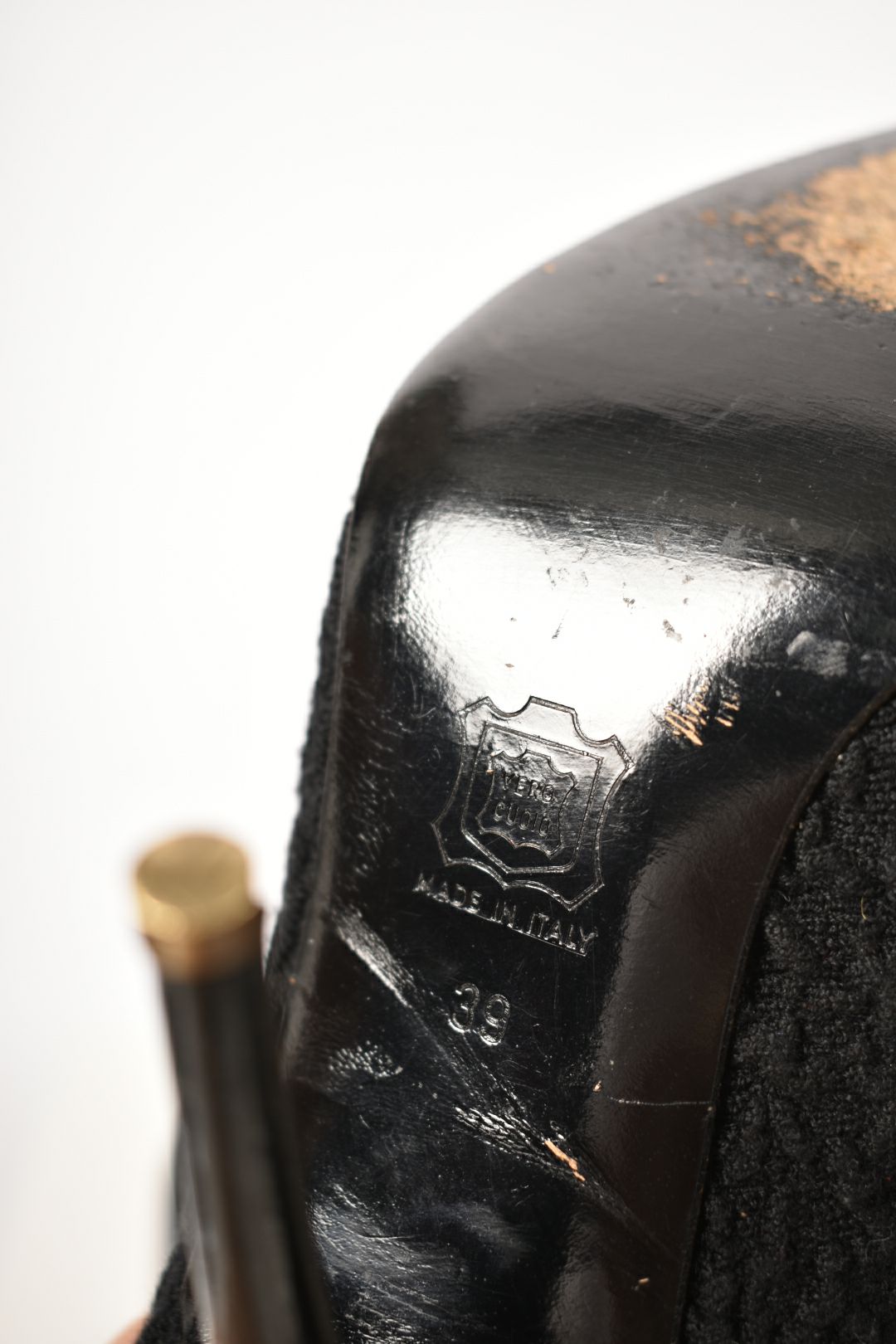 1990s HERVE LEGER Black Wool Knit Sock Stiletto Boots 39EU (9US) Italy