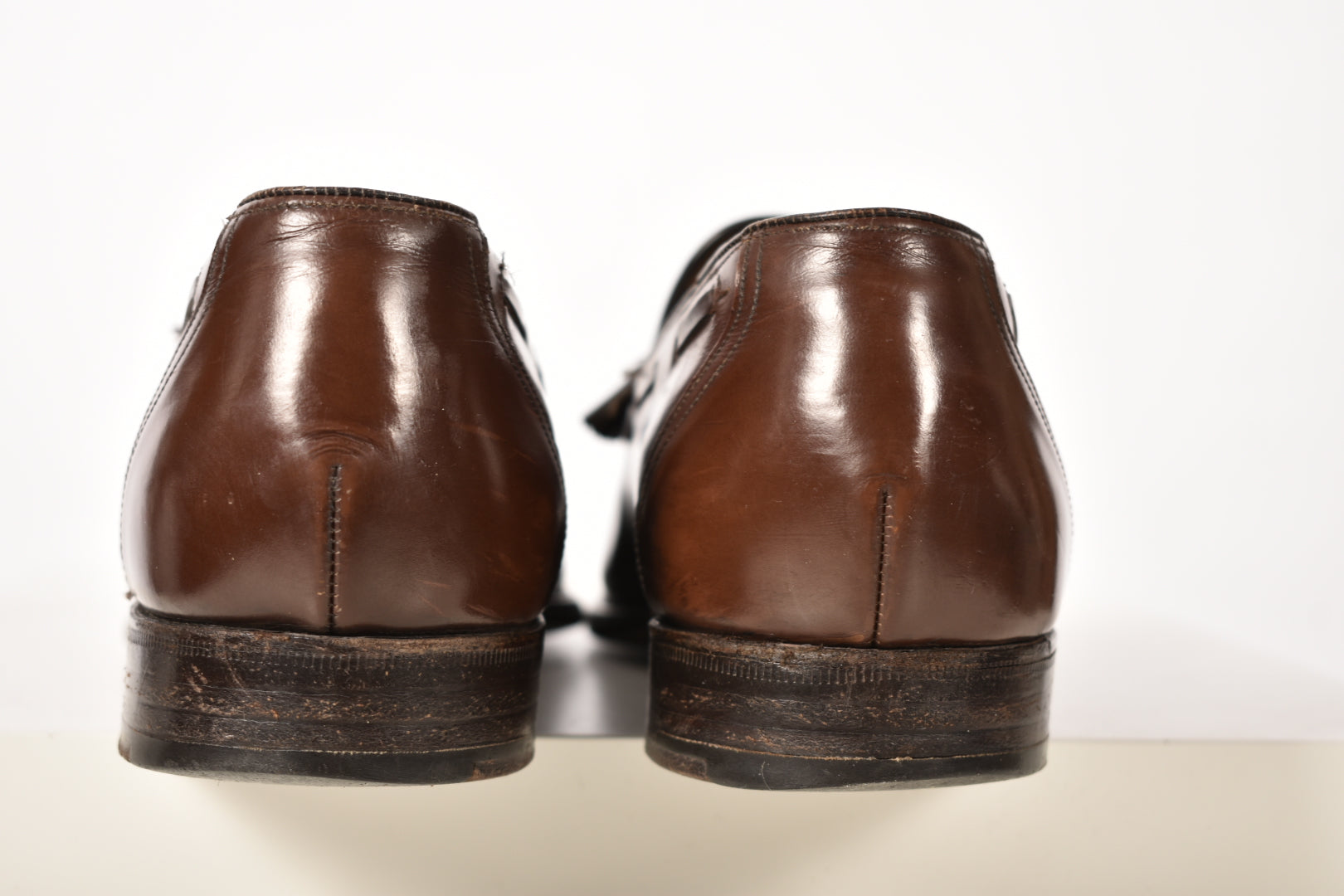 CHURCH'S Brown Calfskin Leather Kingsley Tassel Dress Loafer 10UK 11US England