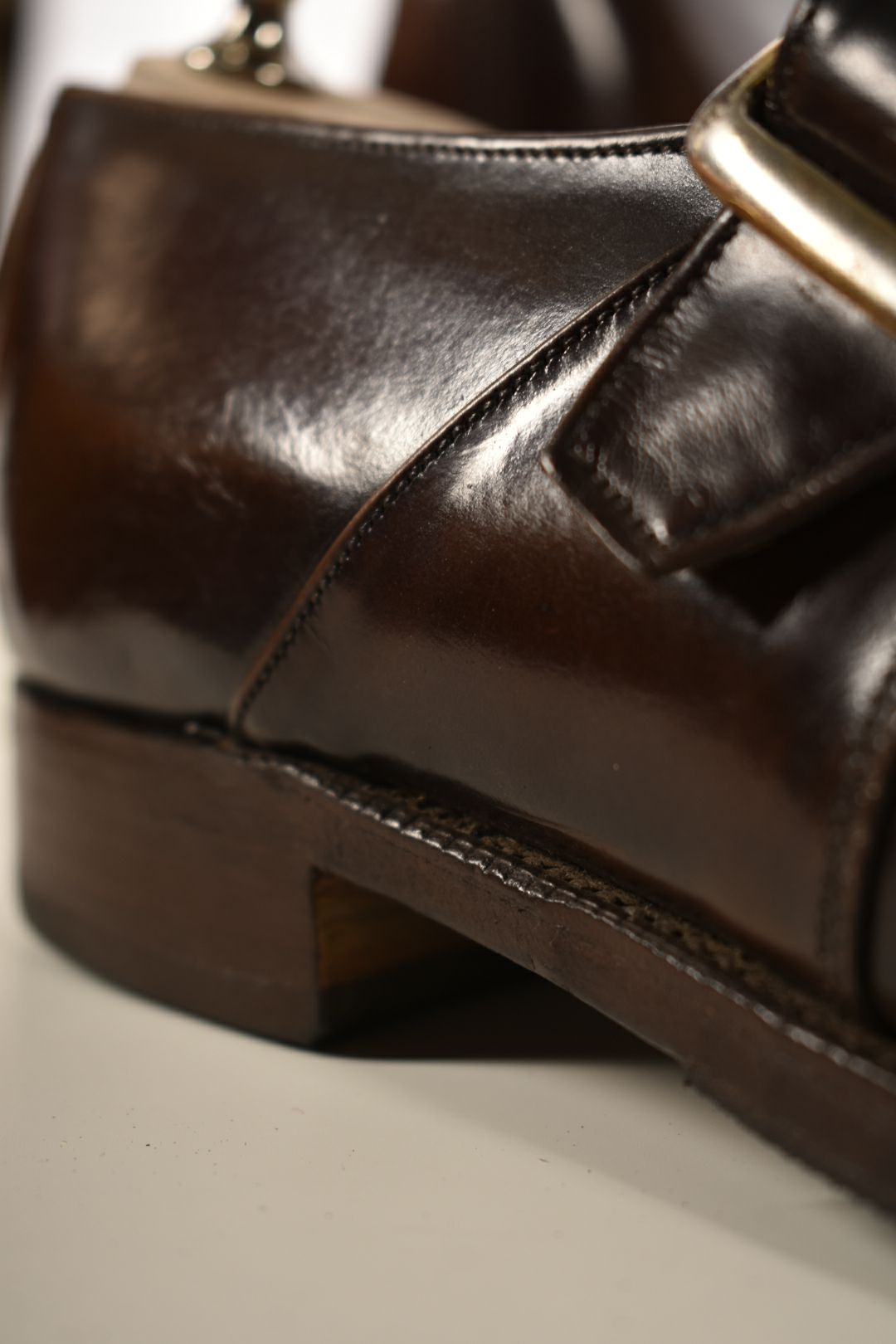 CHURCH'S Brown Calfskin Leather Westbury Monk Strap Dress Shoes 10US England