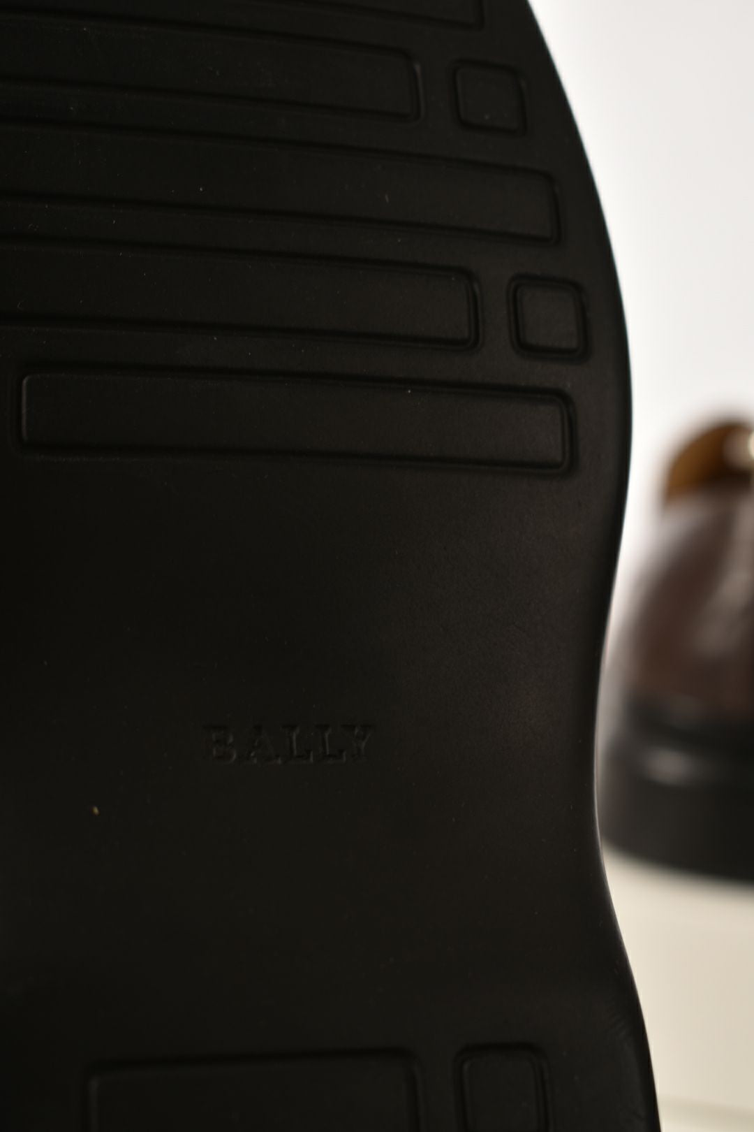 NWOB BALLY Brown Calfskin Leather Rogado Square Toe Slip On Loafers 10EEE Italy