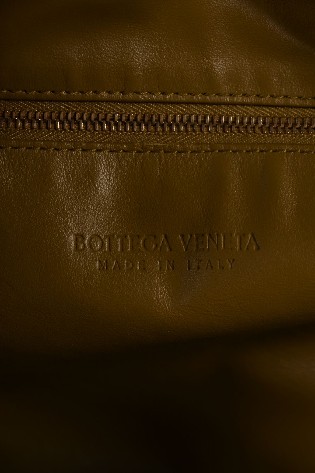 BOTTEGA VENETA Tan Large Jodie Woven Leather Shoulder Bag