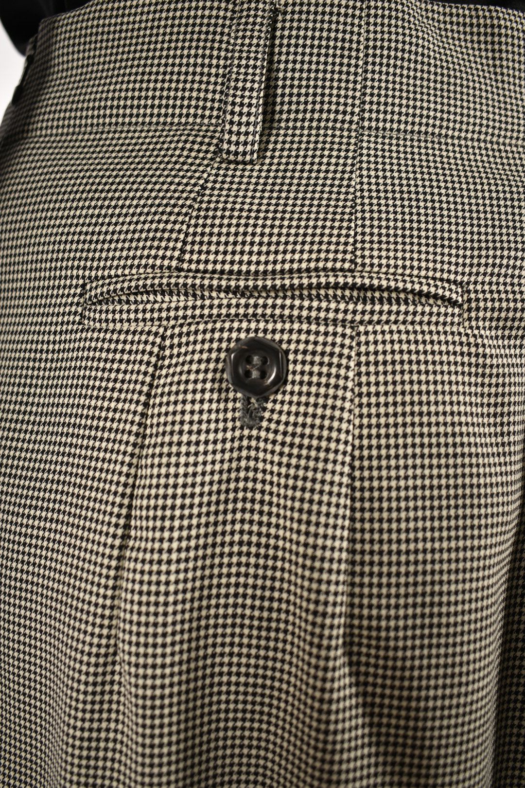 JIL SANDER Grey Wool Houndstooth Pencil Skirt 40EU 4/6US Italy