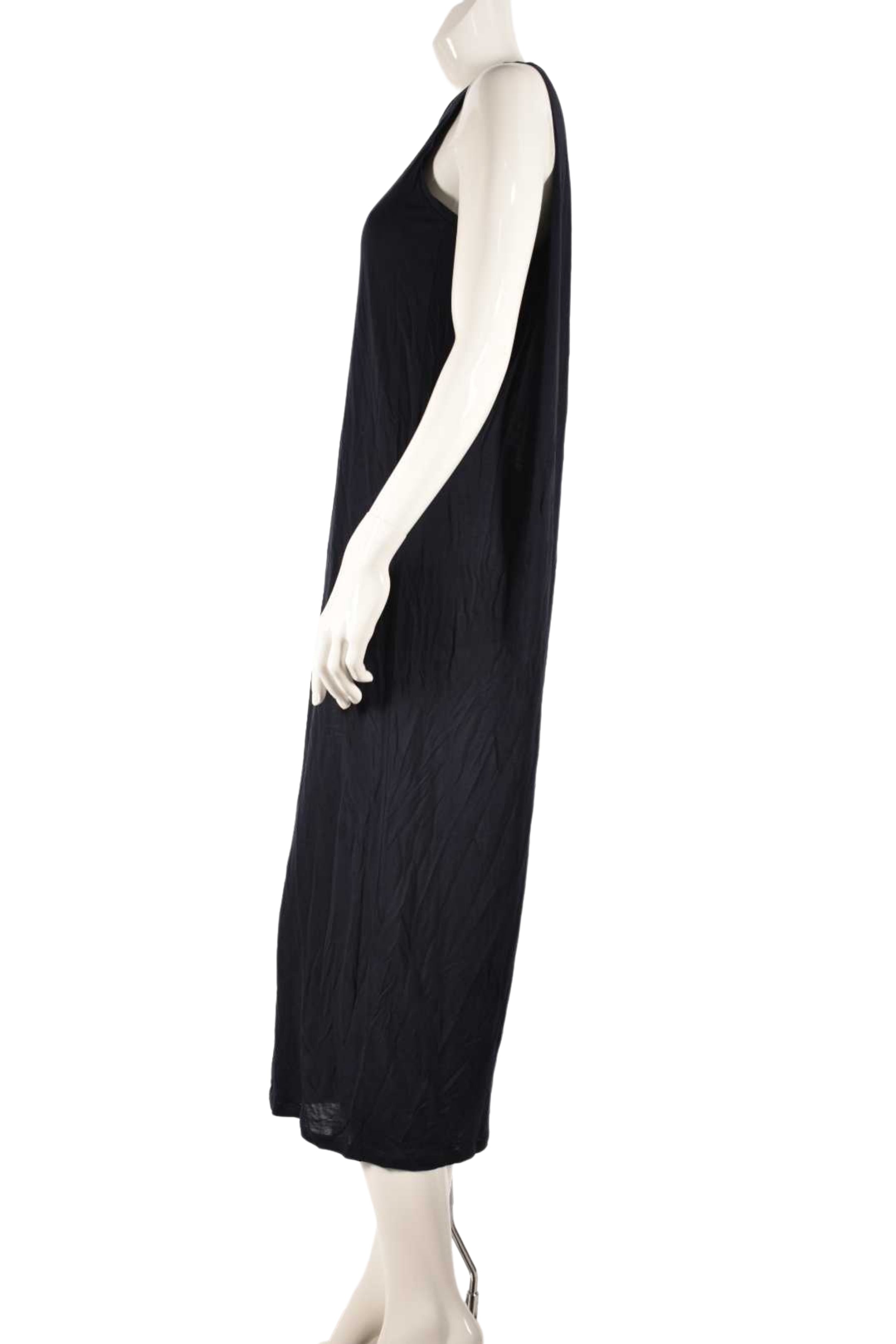 ACNE STUDIOS Navy Ormanda Lyocell Maxi Dress Small