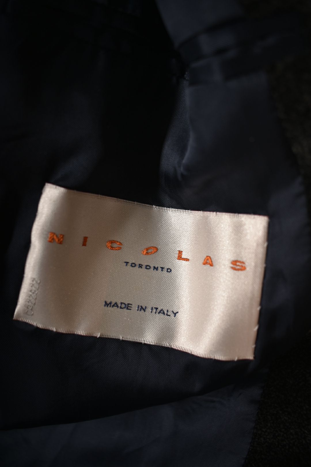 1990s ISTANTE Charcoal Grey Galaxy Cotton Velvet 3BTN Blazer 44T