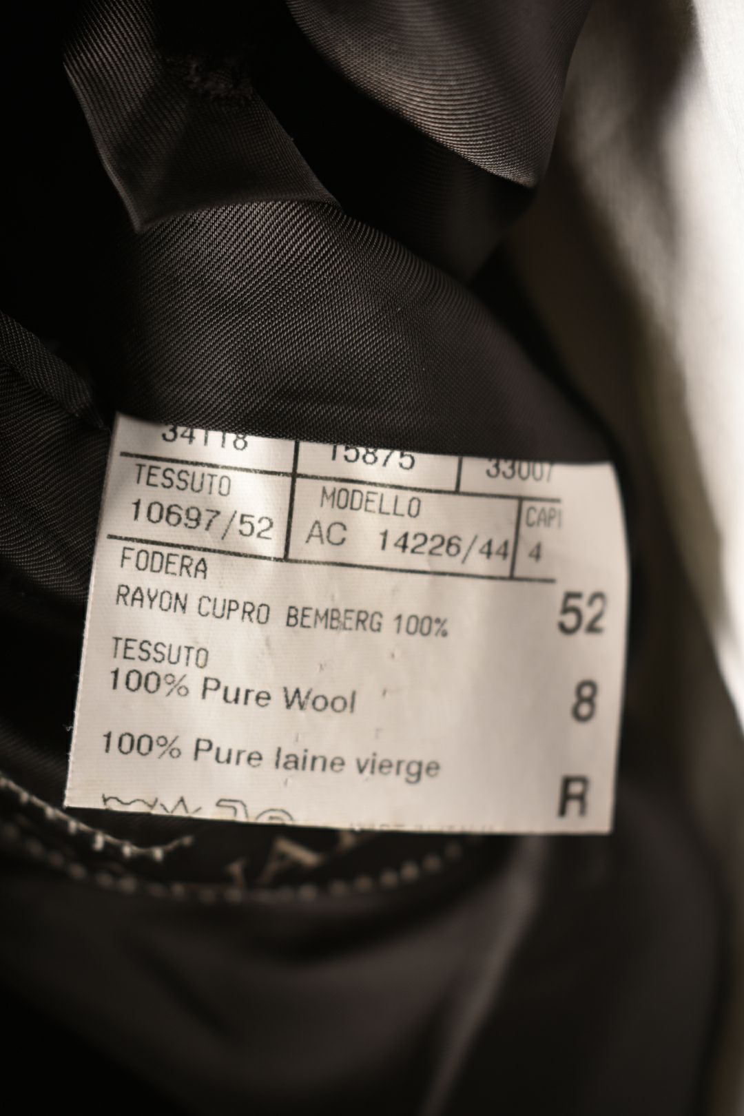 CANALI Brown Birdseye Super 140s Wool 2BTN Suit 54EU 44R